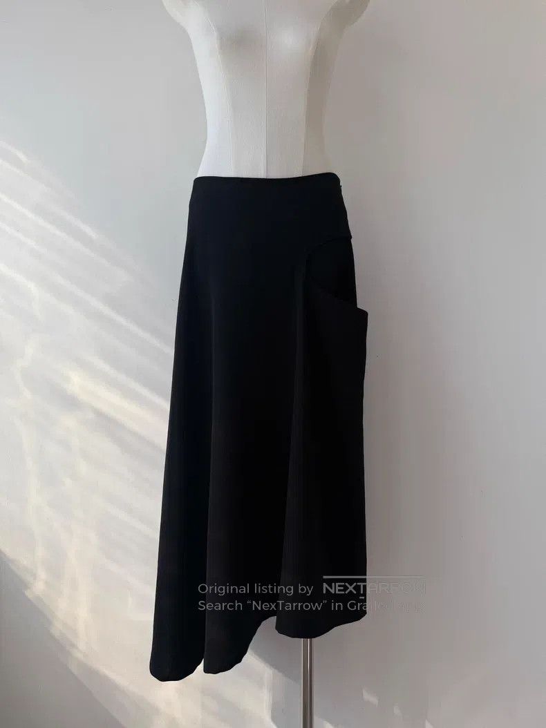 Yohji Yamamoto Yohji Yamamoto size 1 19 AW Minimalist Skirt Size 24" / US 00 / IT 34 - 2 Thumbnail