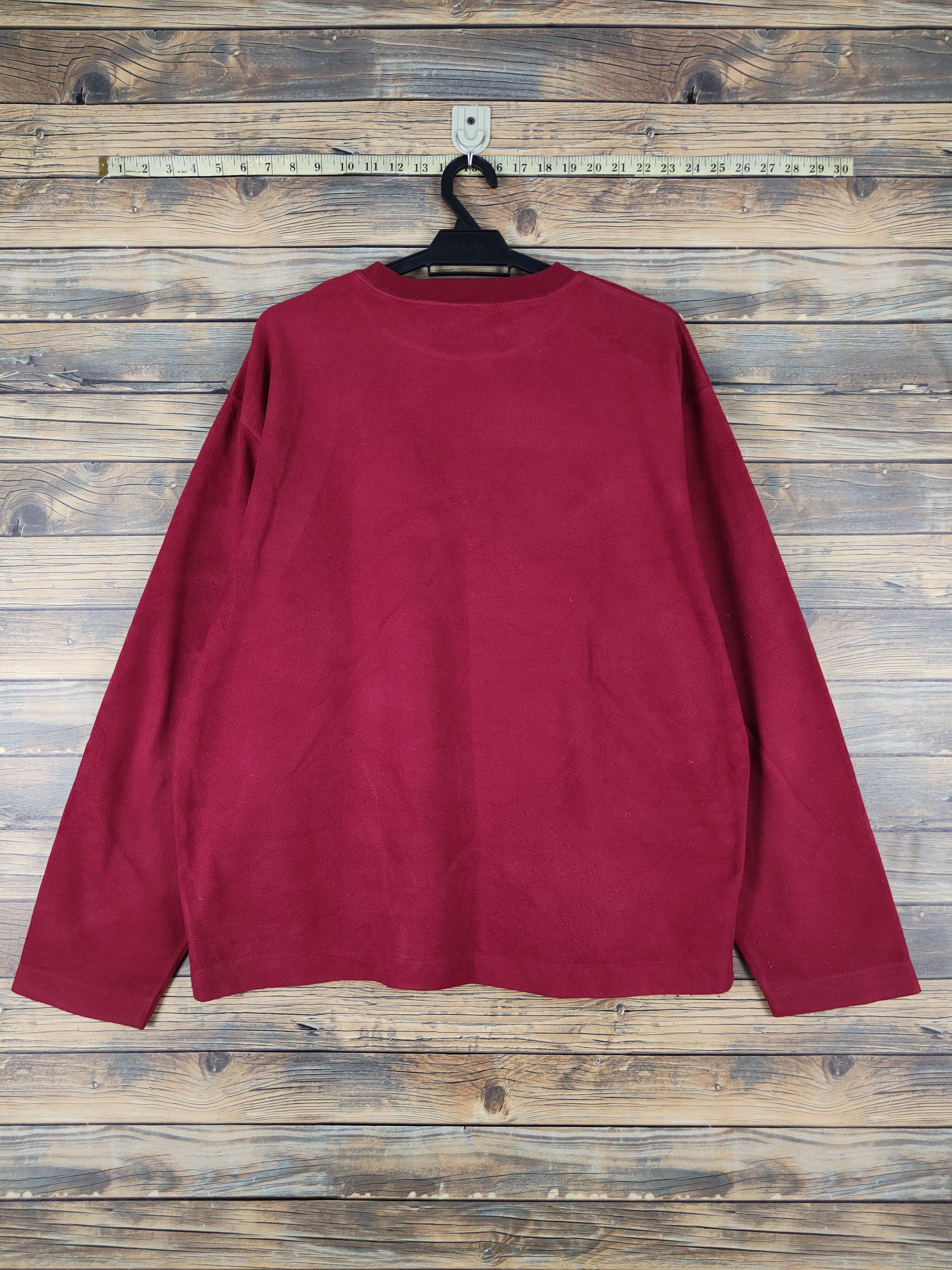 Gap × Japanese Brand × Vintage Gap vintage Maroon Sweatshirts #W1167 Size US L / EU 52-54 / 3 - 7 Thumbnail