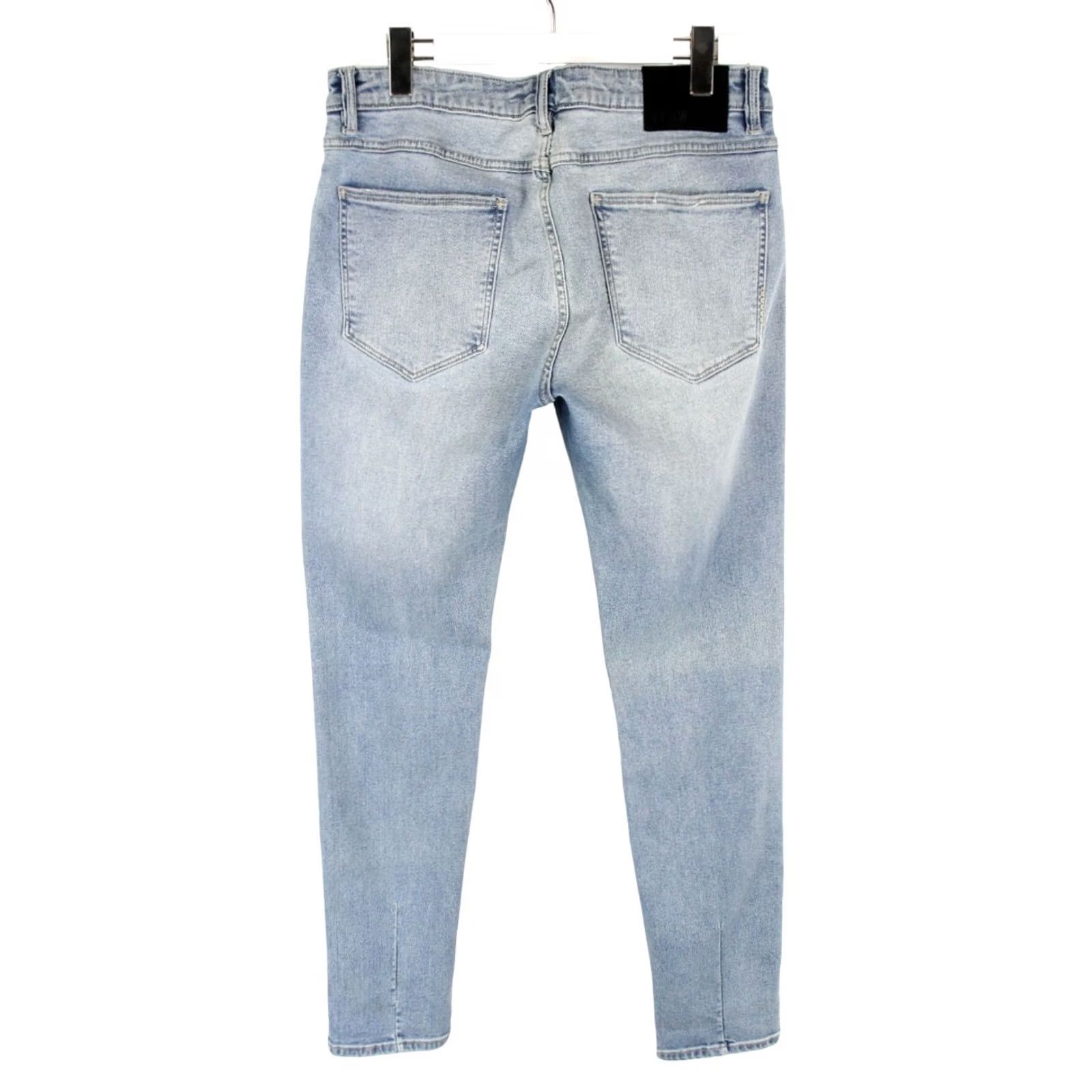 Vintage NEUW Iggy Skinny Jeans Men's W34/L32 Stretch Button Fly Fade Effect Jeans Size US 34 / EU 50 - 2 Thumbnail