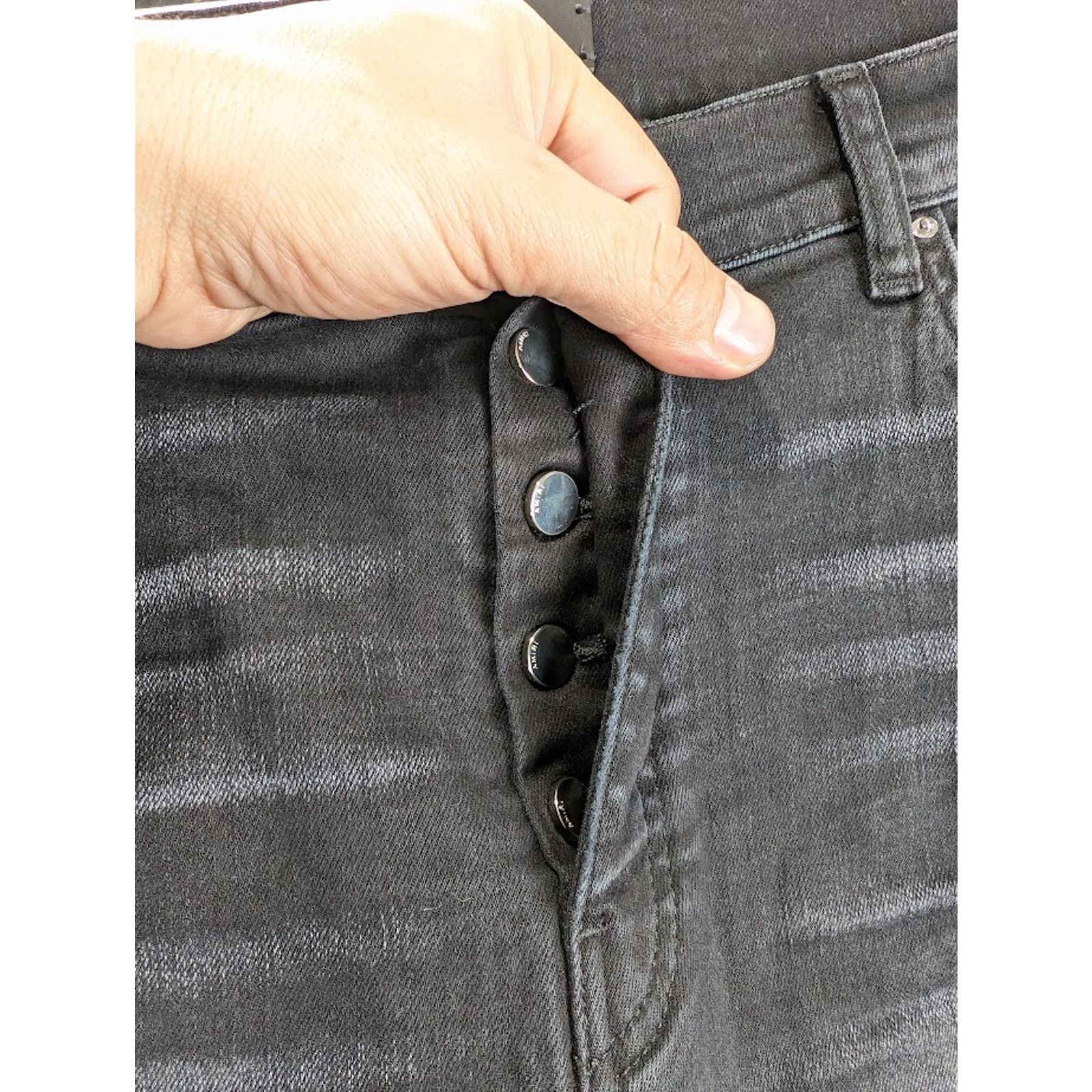 Amiri o1rshd1 Q:2 / Boucle MX1 Jeans in Aged Black Size US 34 / EU 50 - 9 Thumbnail