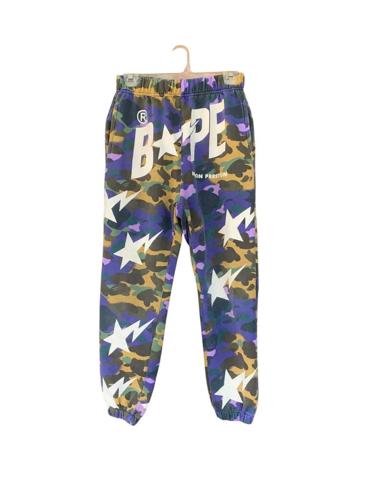 Bape × Heron Preston 🔥BAPE X HERON PRESTON CAMO JOGGER PANTS Size US 32 / EU 48 - 1 Thumbnail