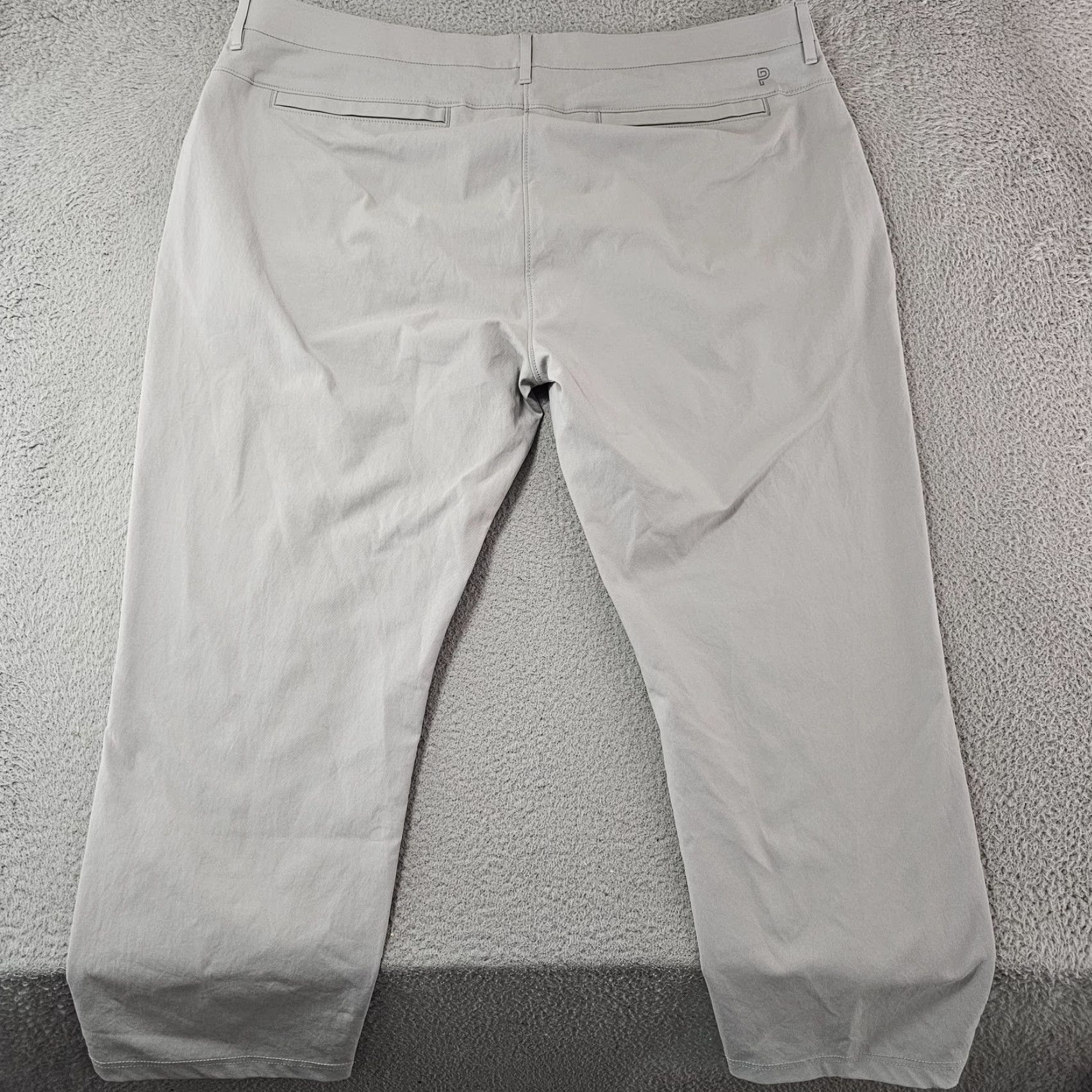 Vintage Public Rec Pants Mens 42x25 Gray Performance Stretch Polyester Golf Lightweight Size US 42 / EU 58 - 7 Thumbnail