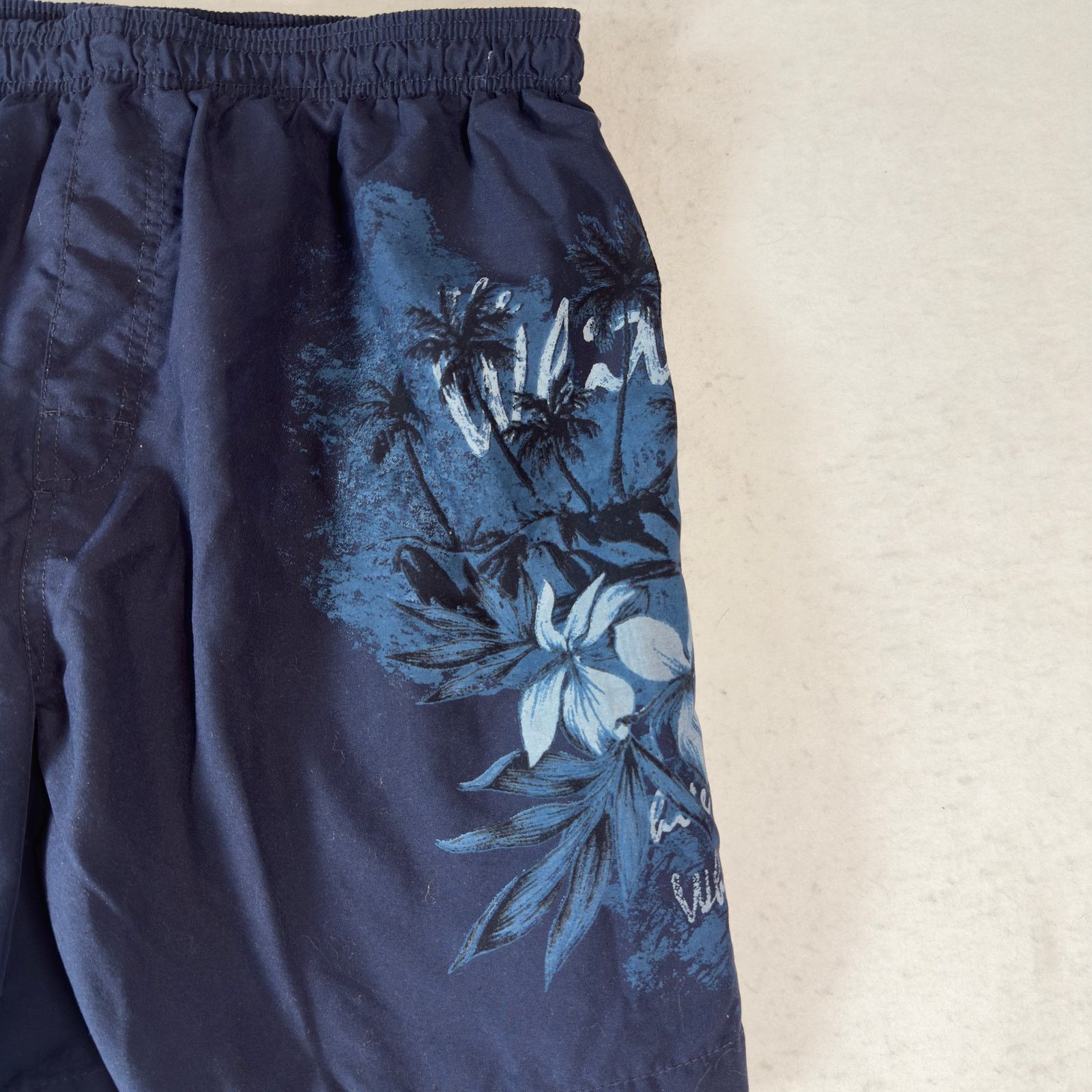 Puritan Puritan Men XL 40/42 Swim Trunk Navy White Sand Resort Print Size US 40 / EU 56 - 6 Thumbnail