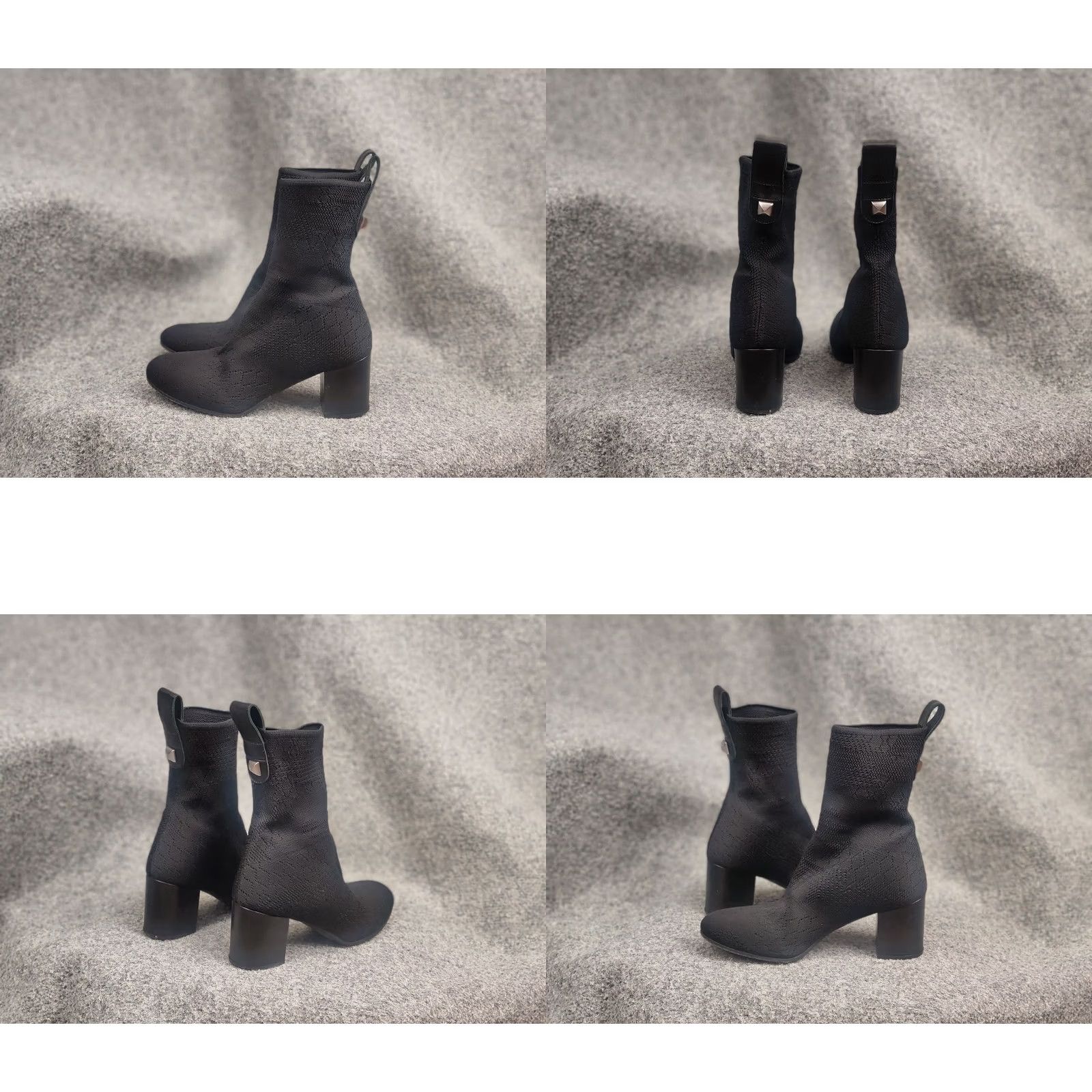 Zadig & Voltaire Zadig & Voltaire Design Studded Accents Sock Ankle Black Boots Women EU 36 6 Black Lace Bootie Size US 6 / IT 36 - 9 Thumbnail