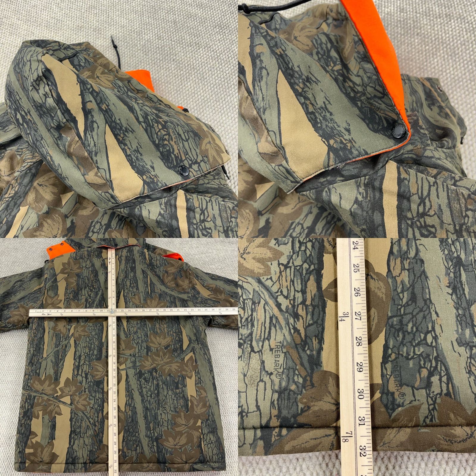 Vintage VINTAGE Winchester Jacket Men Large Trebark Camo Reversible Hooded 90s Parka Size US L / EU 52-54 / 3 - 9 Thumbnail