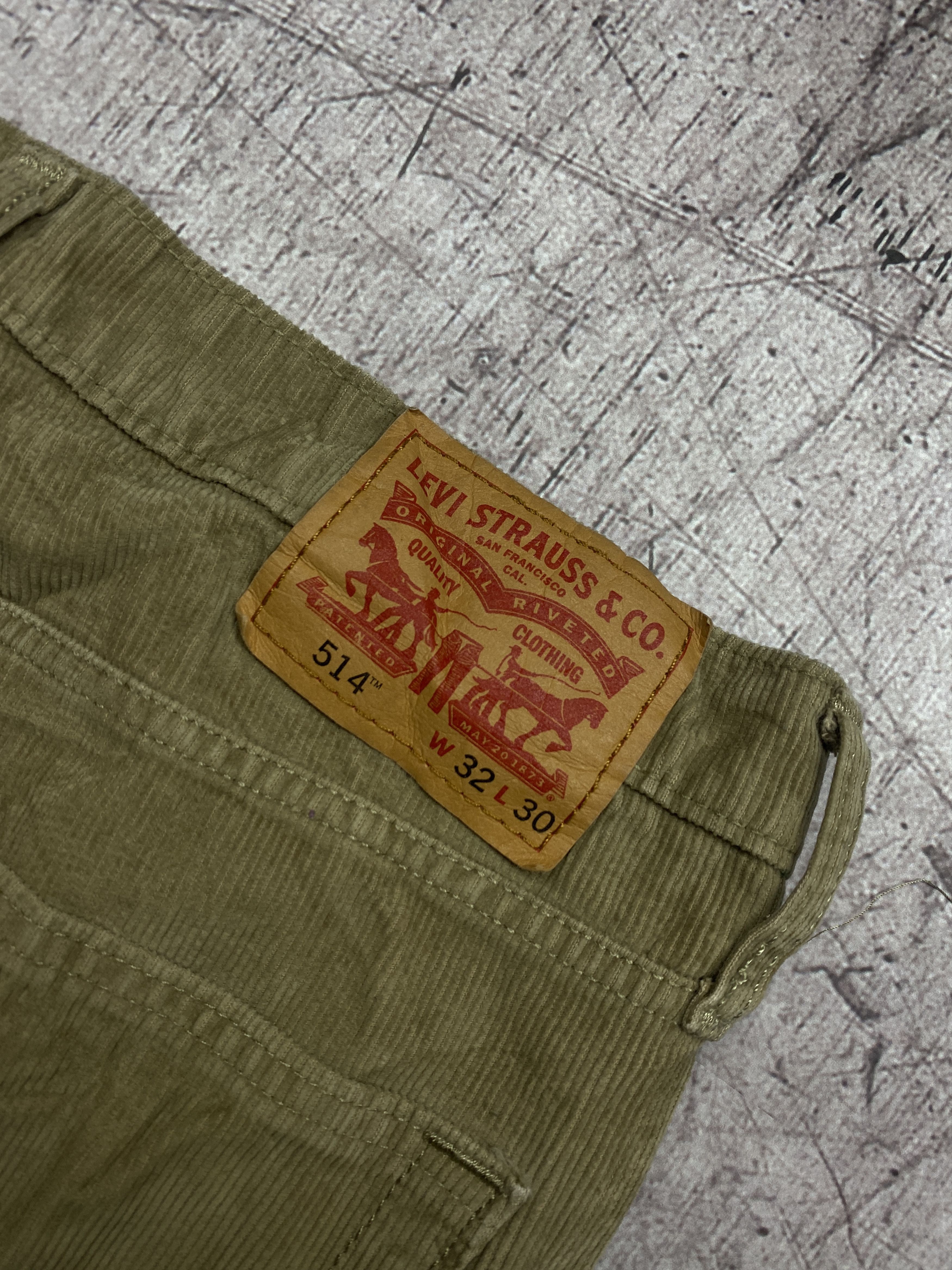 Levi's × Levi's Vintage Clothing Levis 514 Vintage Mens Jeans Corduroy Denim Pants Size US 32 / EU 48 - 3 Thumbnail