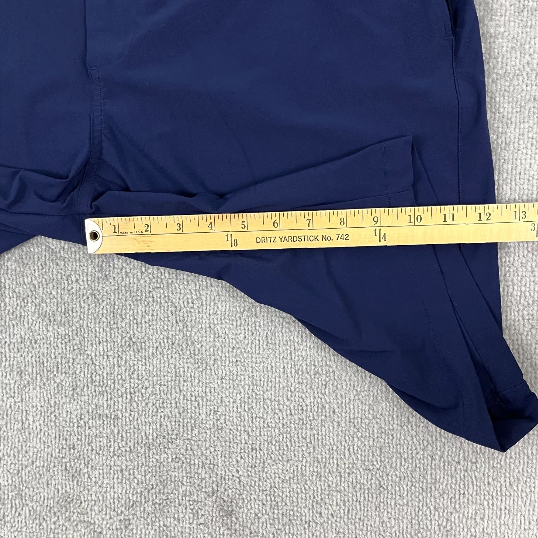 Vintage Greyson Shorts 38 10" Blue Performance Golf Chino Preppy Casual Montauk Mens Size US 38 / EU 54 - 6 Thumbnail