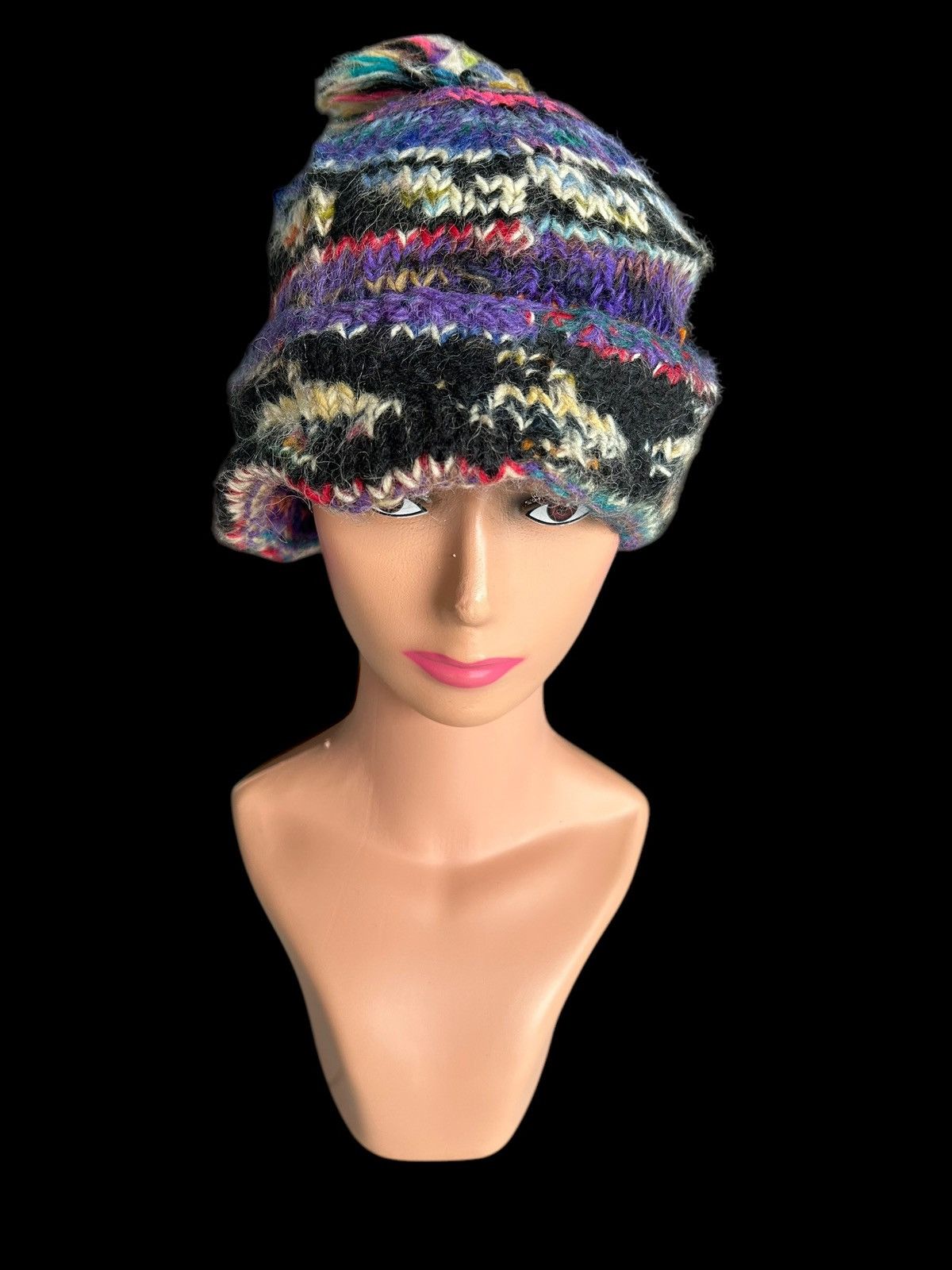 Japanese Brand × Kapital Crochet Knitted hairy Beanie Hats Size ONE SIZE - 4 Thumbnail