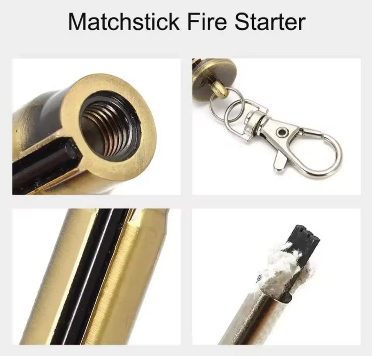 Vintage Metal Bullet Kerosene Match Lighters Size ONE SIZE - 2 Thumbnail