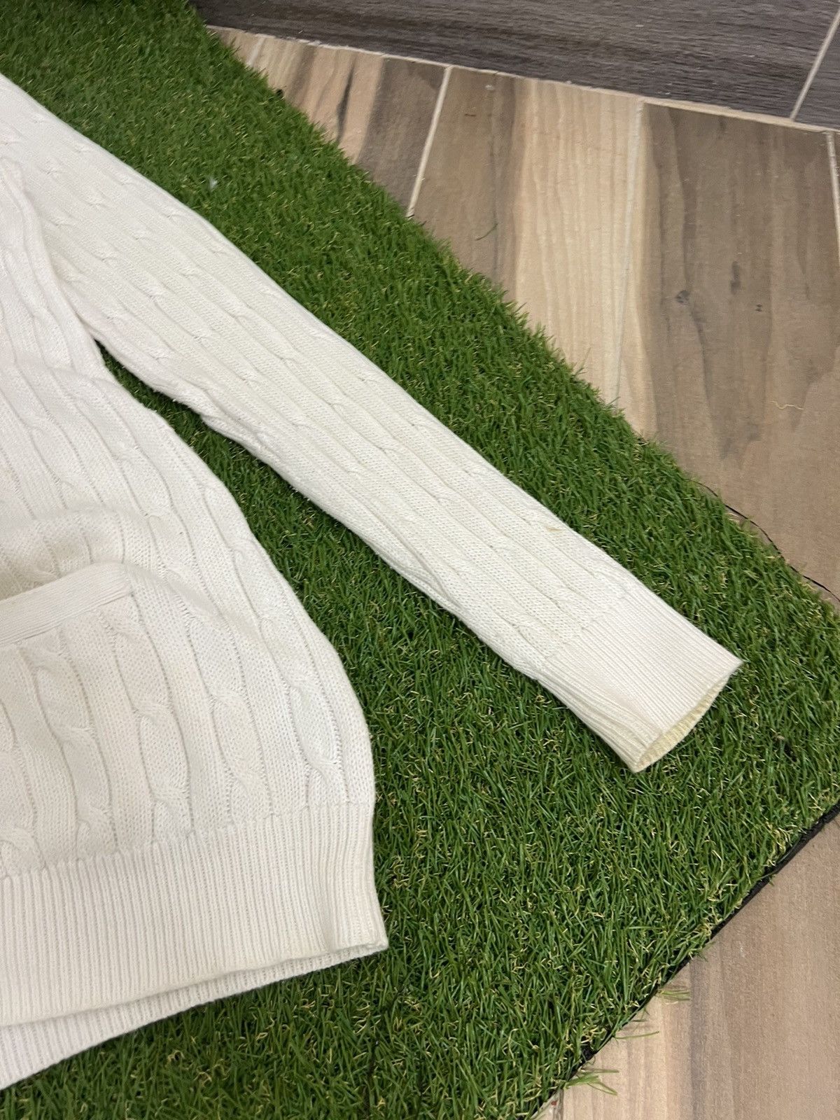 Polo Ralph Lauren × Vintage Polo Ralph Lauren Cardigan Knit Cotton Sweater V-Neck Button Size L / US 10 / IT 46 - 6 Thumbnail