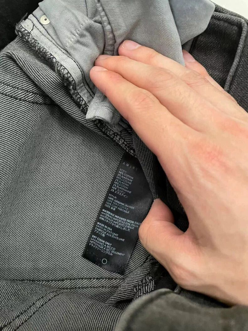 Amiri Amiri 16OG old school dark grey mx1 jeans Size US 28 / EU 44 - 4 Thumbnail