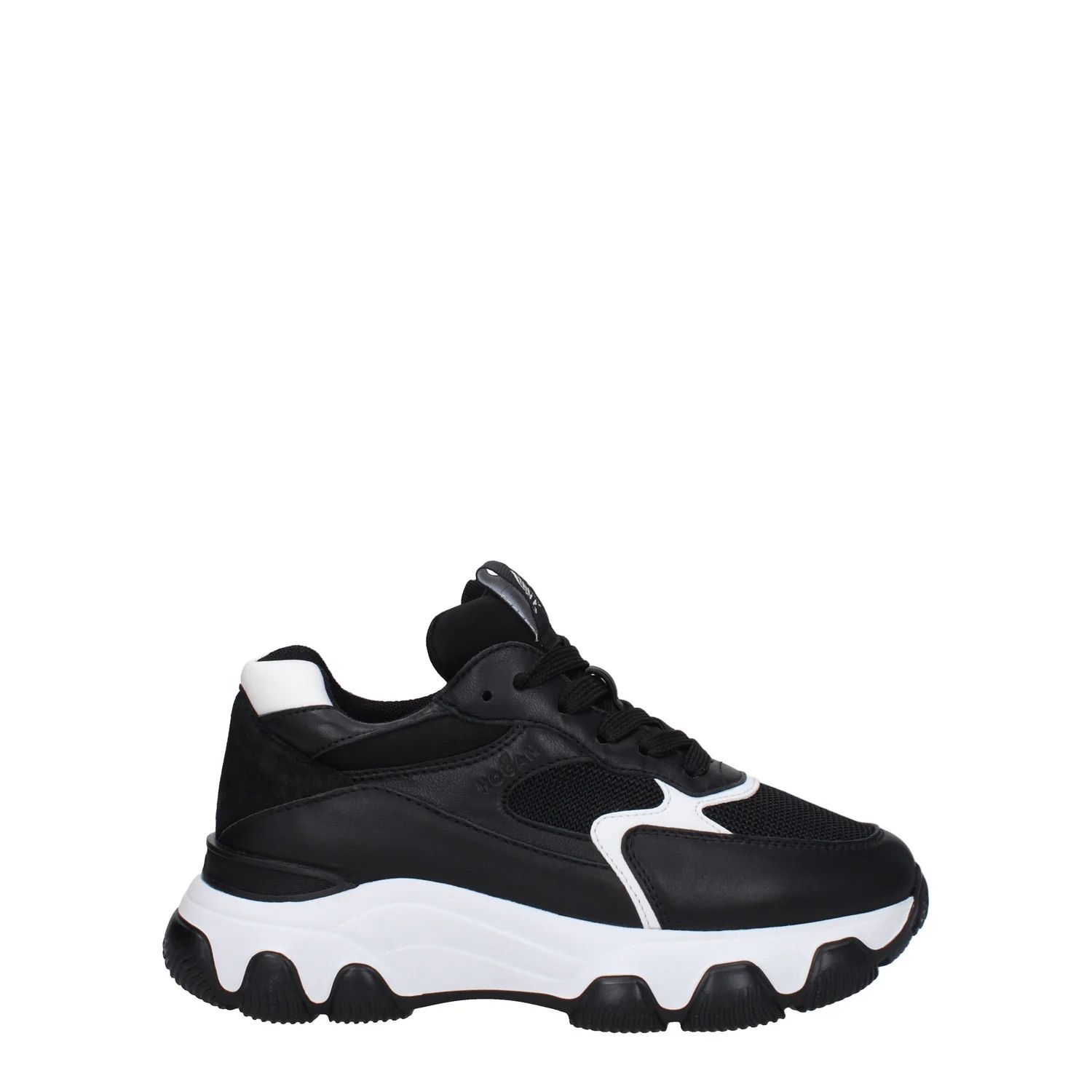 Hogan ob1o1e1124 Leather Sneakers in Black Size US 5.5 / IT 35.5 - 1 Thumbnail