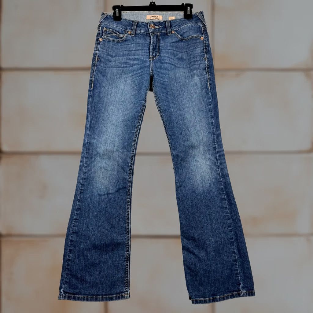 Ariat Ariat Jeans Women 29x30 Stretch Bootcut Denim 5-Pocket Blue Regular M/Wovens Size 29" - 1 Thumbnail