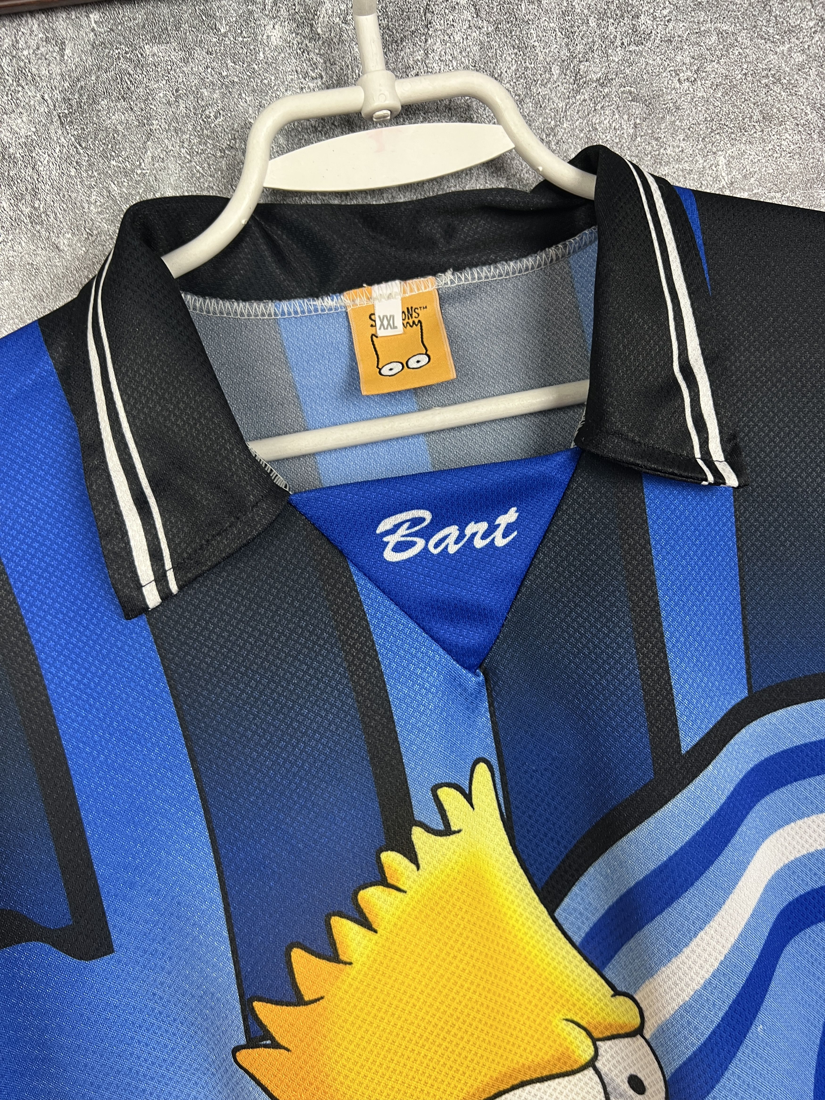 The Simpsons Inter Milan Bart Simpson Football Shirt Soccer Maglia Jersey Size US XXL / EU 58 / 5 - 6 Thumbnail