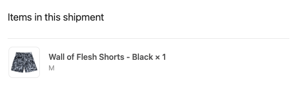 Warren Lotas Wall of Flesh Shorts Size US 33 - 5 Thumbnail