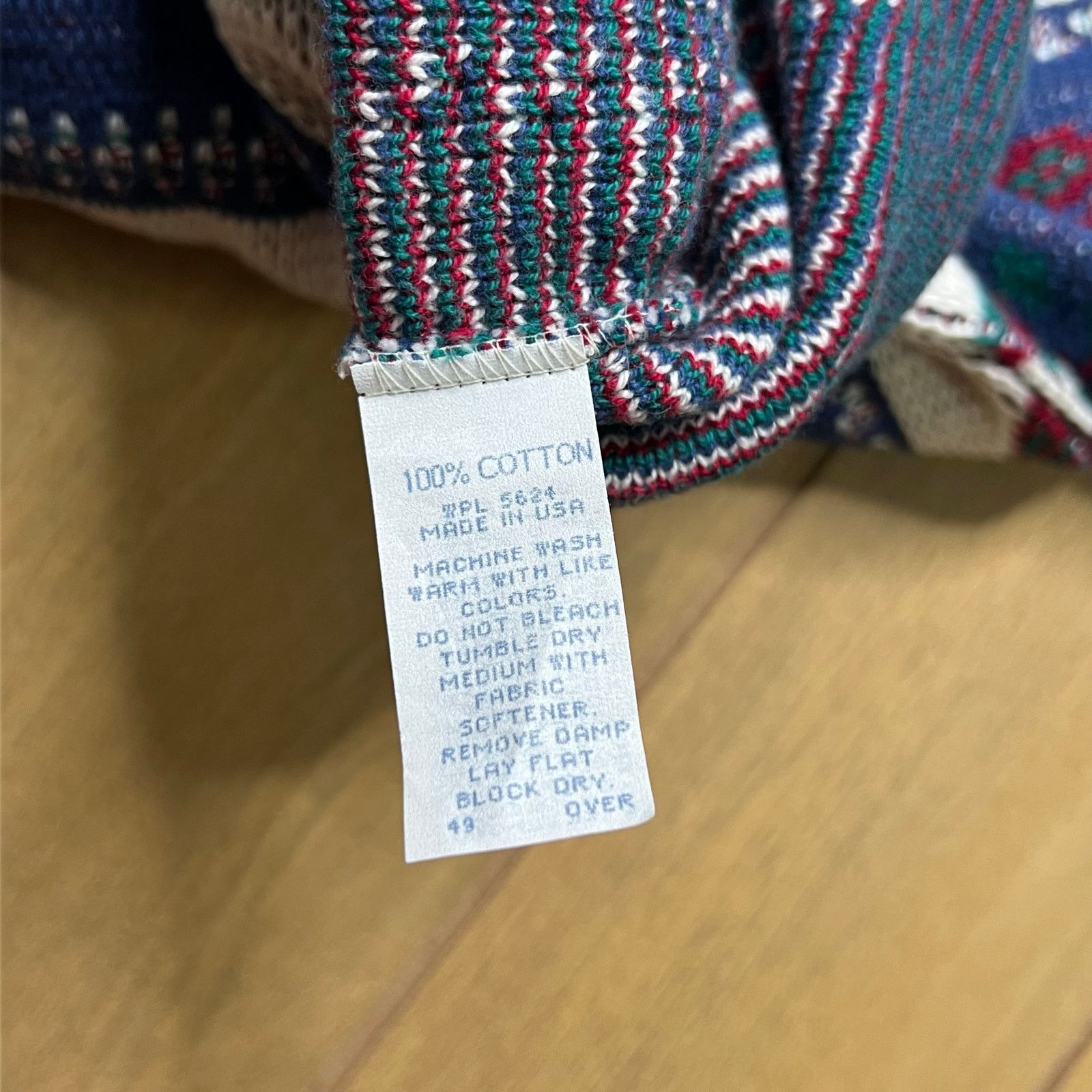Vintage Vintage Cotton Harbor Sweater USA Made Patchwork PS women Size S / US 4 / IT 40 - 3 Thumbnail