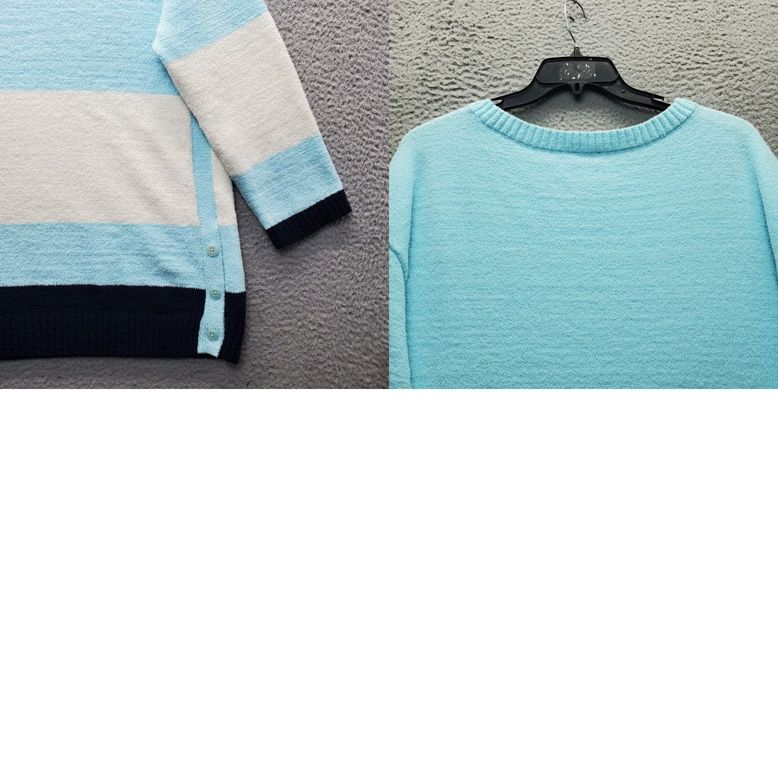 Talbots Talbots Sweater Womens 1X Multi Colorblock Chenille Knit Pullover Shirt Womens Size 1X Color Multicolor Colorblock Casual Knit Pullover Size XL / US 12-14 / IT 48-50 - 8 Thumbnail
