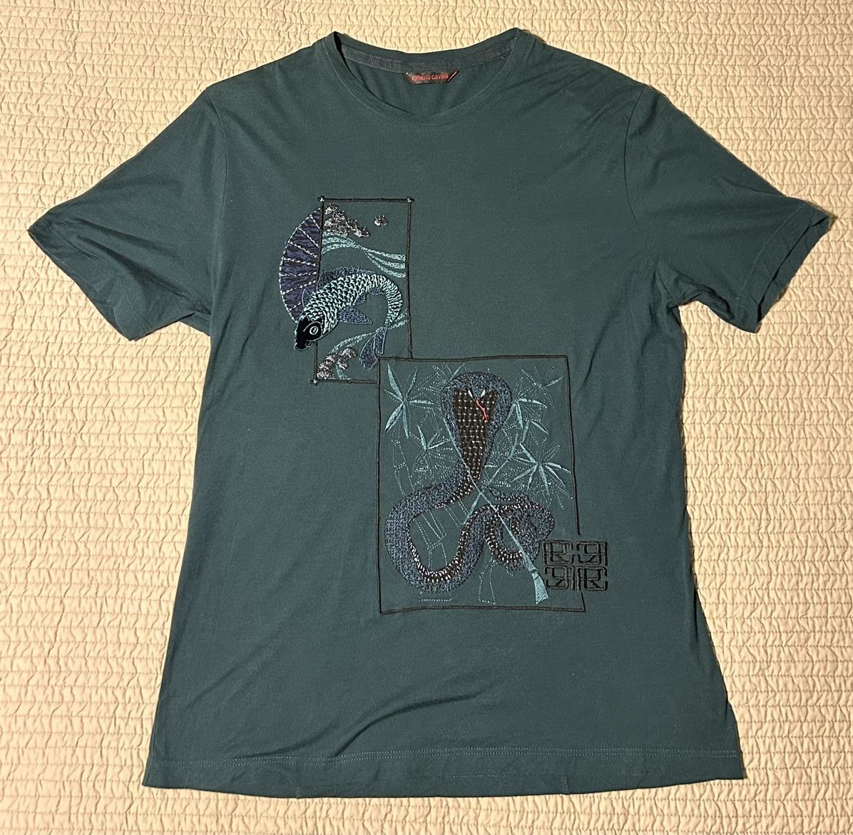 Roberto Cavalli × Vintage Vintage Fall 2006 Japanese Embroidered Appliqué T 46 Size US S / EU 44-46 / 1 - 3 Thumbnail