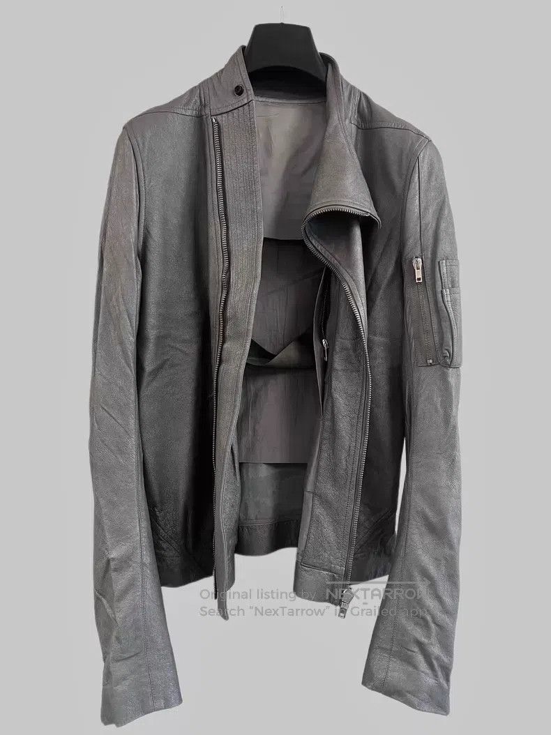 Rick Owens Rick Owens Back zipper leather jacket Size US XS / EU 42 / 0 - 8 Thumbnail