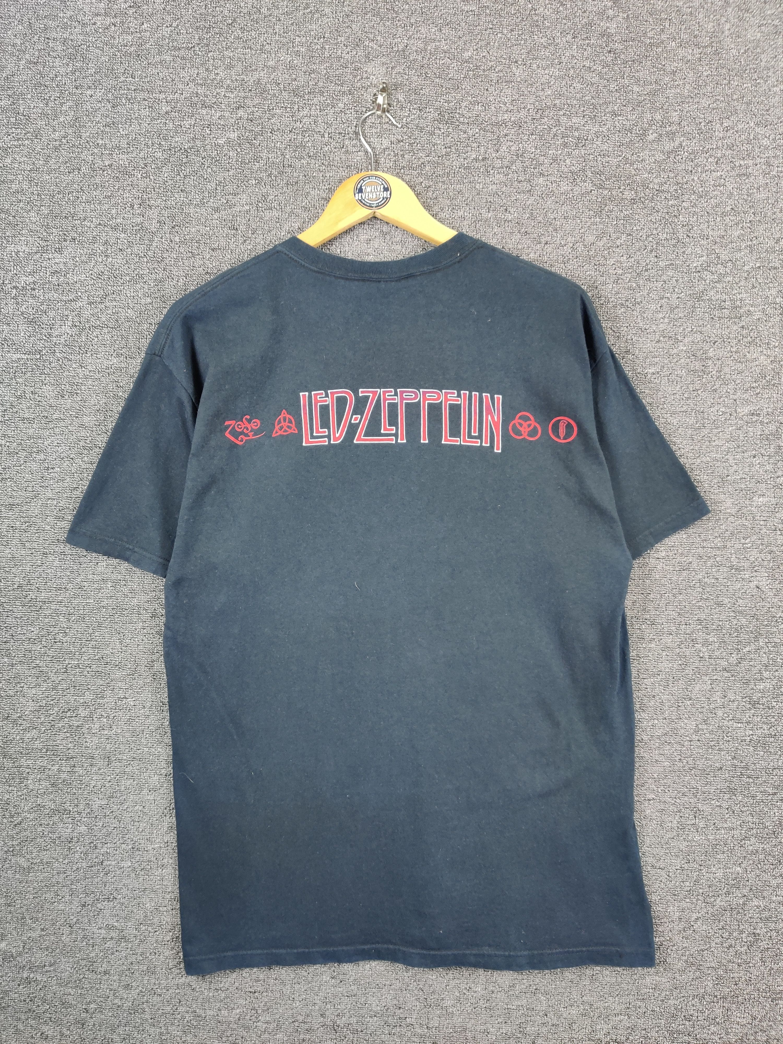 Band Tees Vintage Led Zeppelin Swan Song Rock Band Tee Tshirt Size US L / EU 52-54 / 3 - 5 Thumbnail