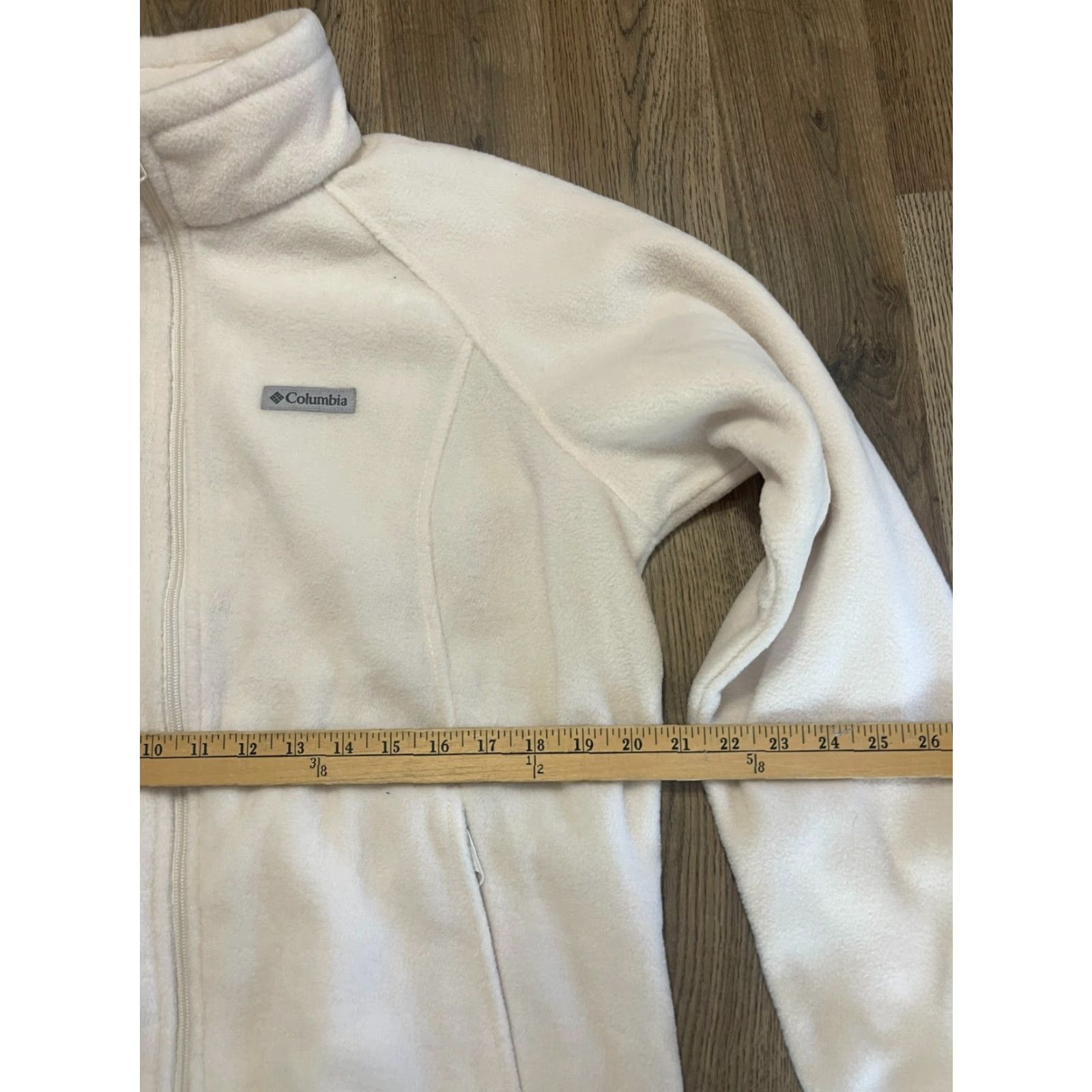 Vintage Columbia Sweater Full Zip, Women's XL-XXL, White, Fleece, Regular, Casual, Fall Spring Summer, Women, Size XL-XXL Size XL / US 12-14 / IT 48-50 - 7 Thumbnail