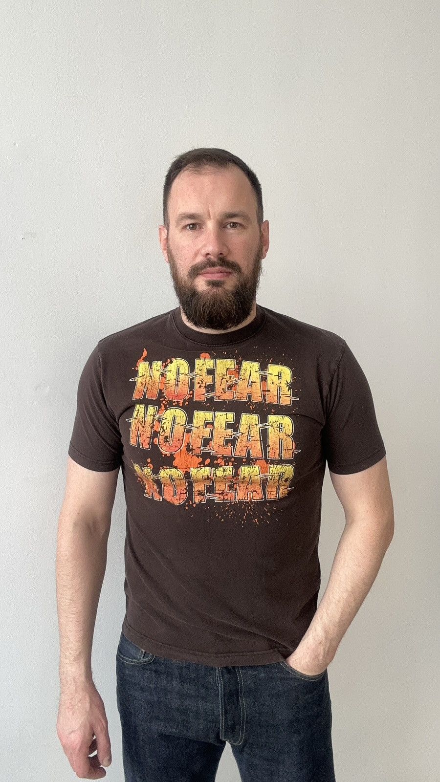 No Fear Vintage No Fear T-Shirt Graphic Tee Y2K 90s Grunge Skate Size US M / EU 48-50 / 2 - 2 Thumbnail