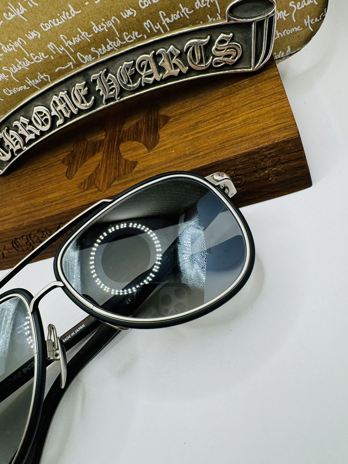 Chrome Hearts Chrome Hearts Wood Preyank Sunglasses Size ONE SIZE - 4 Thumbnail