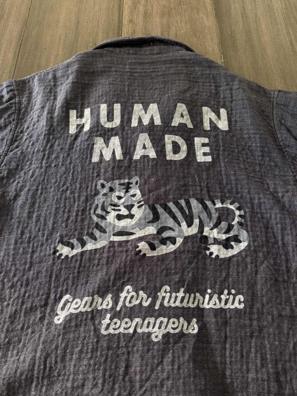 Human Made SS22 Chambray Gauze Aloha Shirt Navy M Size US M / EU 48-50 / 2 - 3 Thumbnail