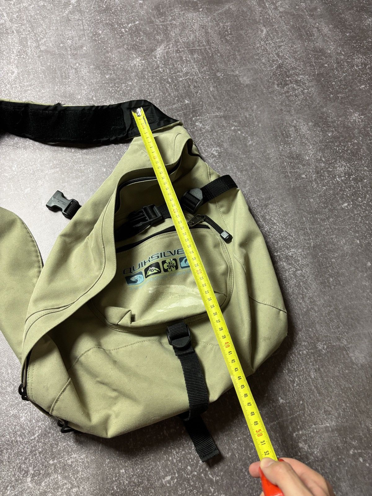 Quiksilver crazy vintage quick silver sling bag y2k surf 90s billabong Size ONE SIZE - 13 Thumbnail