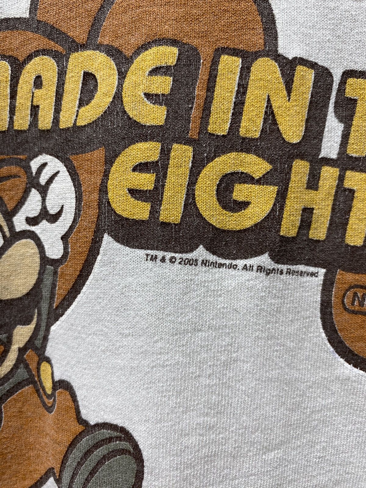 Vintage Mario Bros Video Game Promo Y2K Shirt Medium