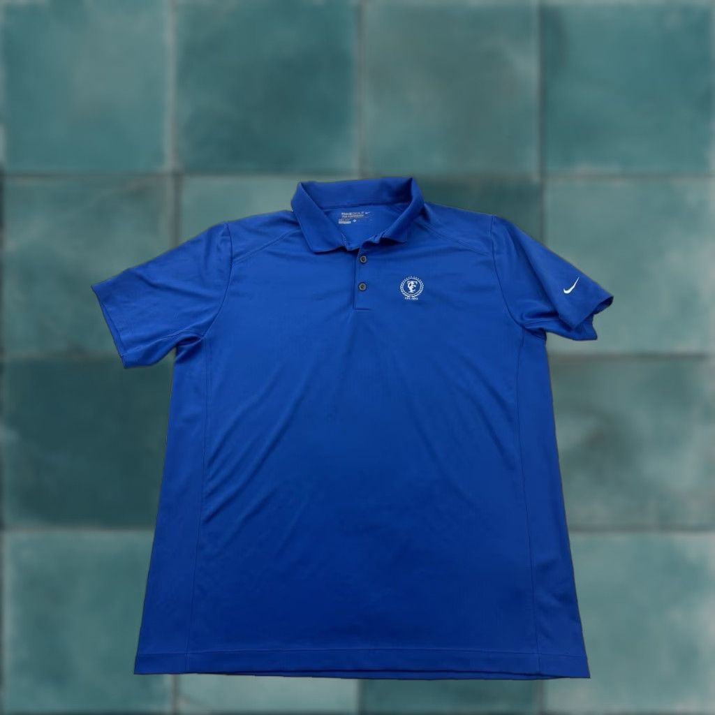 Nike Nike Polo Shirt Mens XL Blue Dri-Fit Golf Tualatin Country Club Tour Countries Shirt Size US XL / EU 56 / 4 - 1 Thumbnail