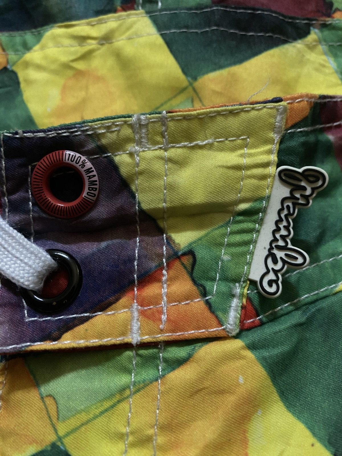Mambo Mambo Australia Cubism Pattern Hawaii Surf Short Pants Size US 38 / EU 54 - 4 Thumbnail