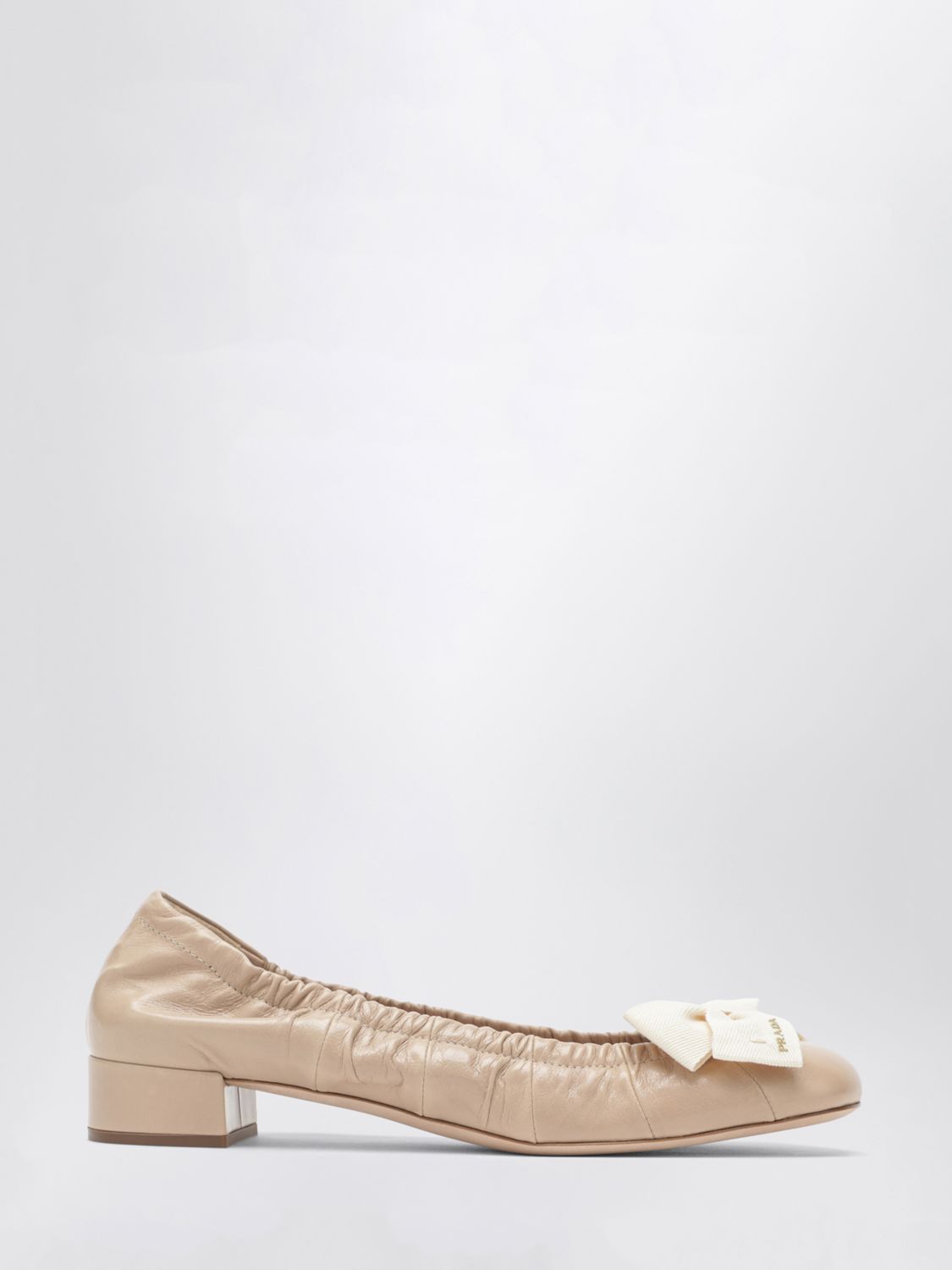 Prada Prada Ballet Flat Woman Sand Size US 9 / IT 39 - 1 Preview