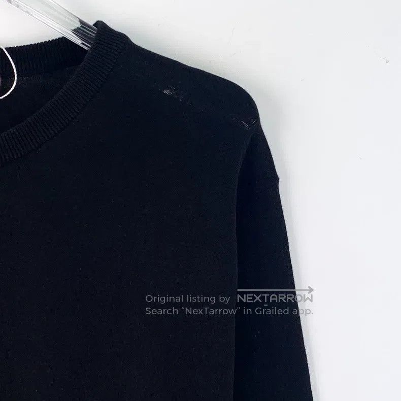 Alexander McQueen Alexander Mcqueen Black logo letter embroidery round neck Size US XS / EU 42 / 0 - 3 Thumbnail