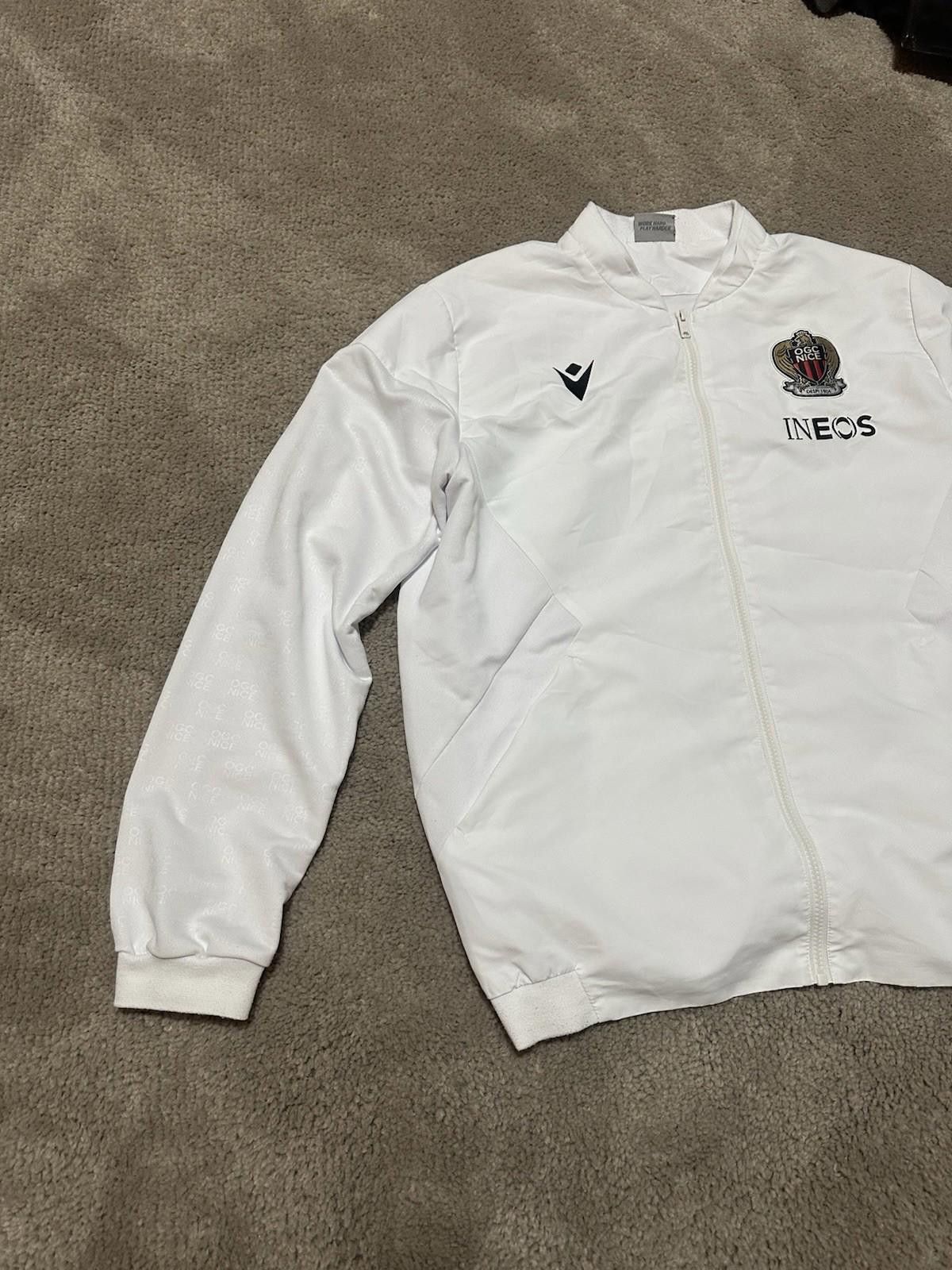 Macron Macron OGS NICE Football Soccer Track Jacket Sz L Size US L / EU 52-54 / 3 - 2 Thumbnail