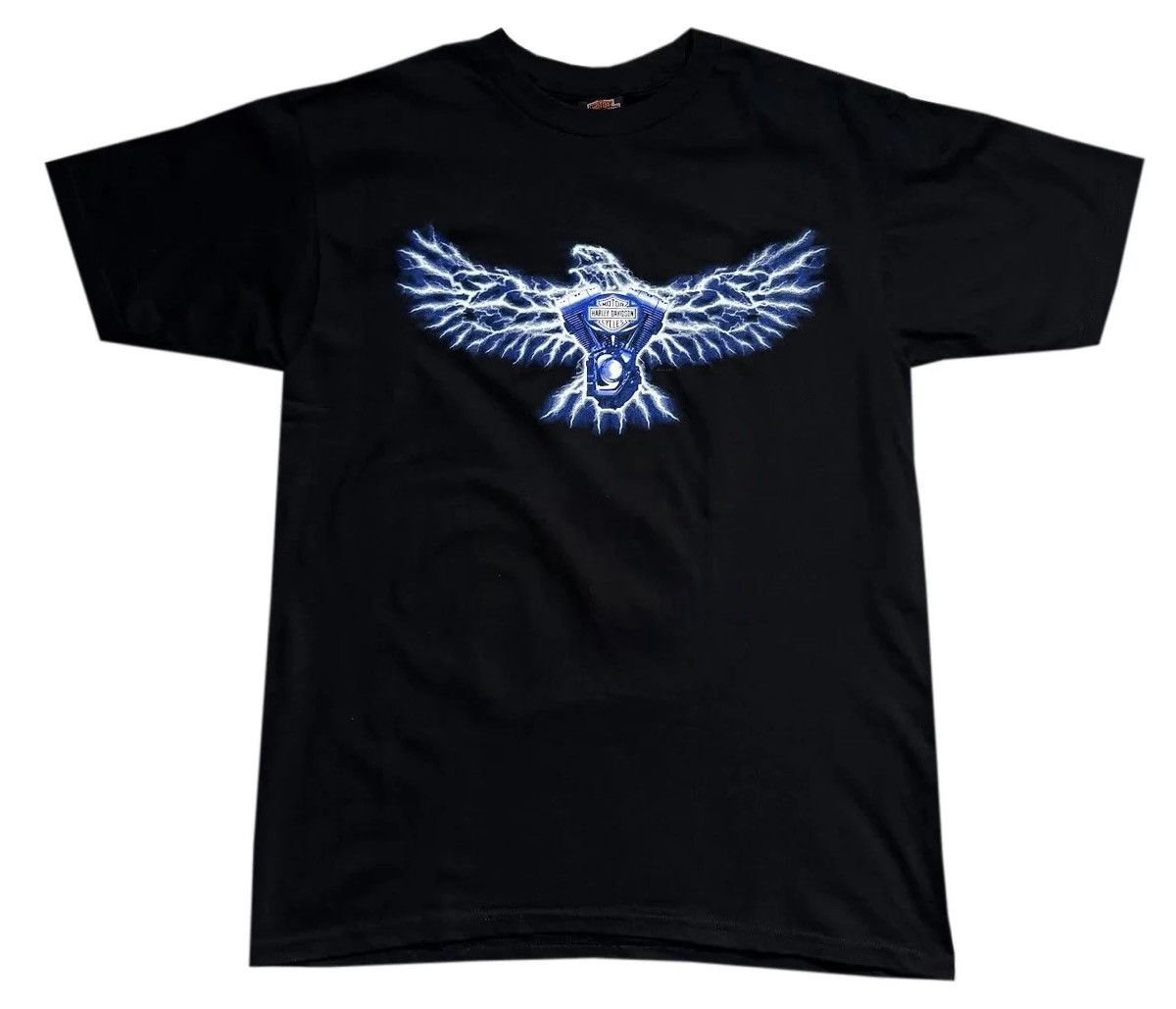 Harley Davidson Vintage Harley Davidson Lightning Eagle T Shirt (Size L) NWT Size US L / EU 52-54 / 3 - 1 Thumbnail
