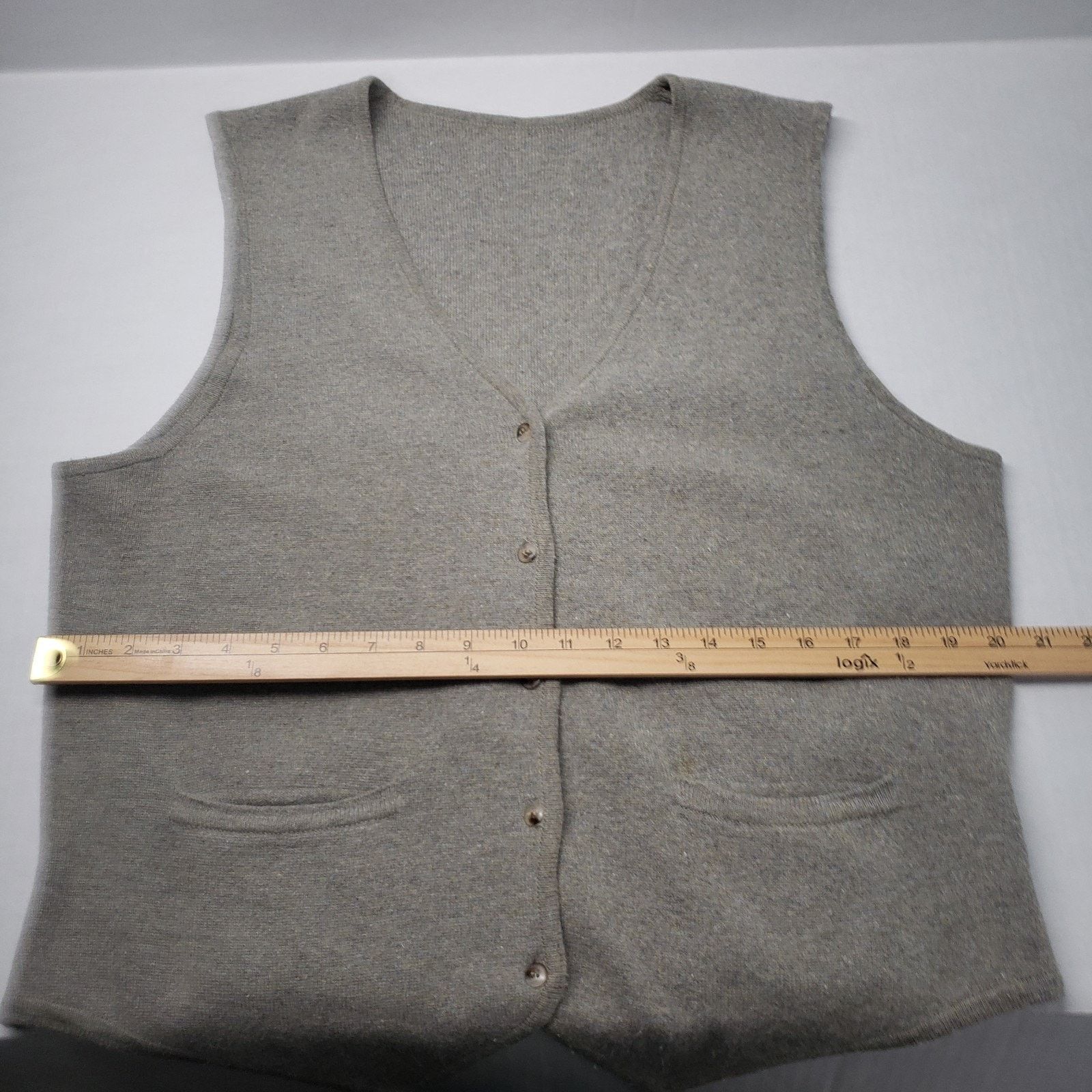 Esprit Vintage Esprit Sweater Vest Mens Medium Gray Sleeveless Size US M / EU 48-50 / 2 - 6 Thumbnail