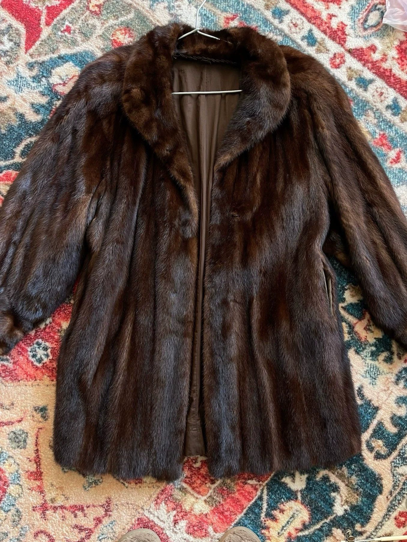 Other Tokyo Vintage Genuine Fur Oversize Retro Coat Size ONE SIZE - 6 Thumbnail