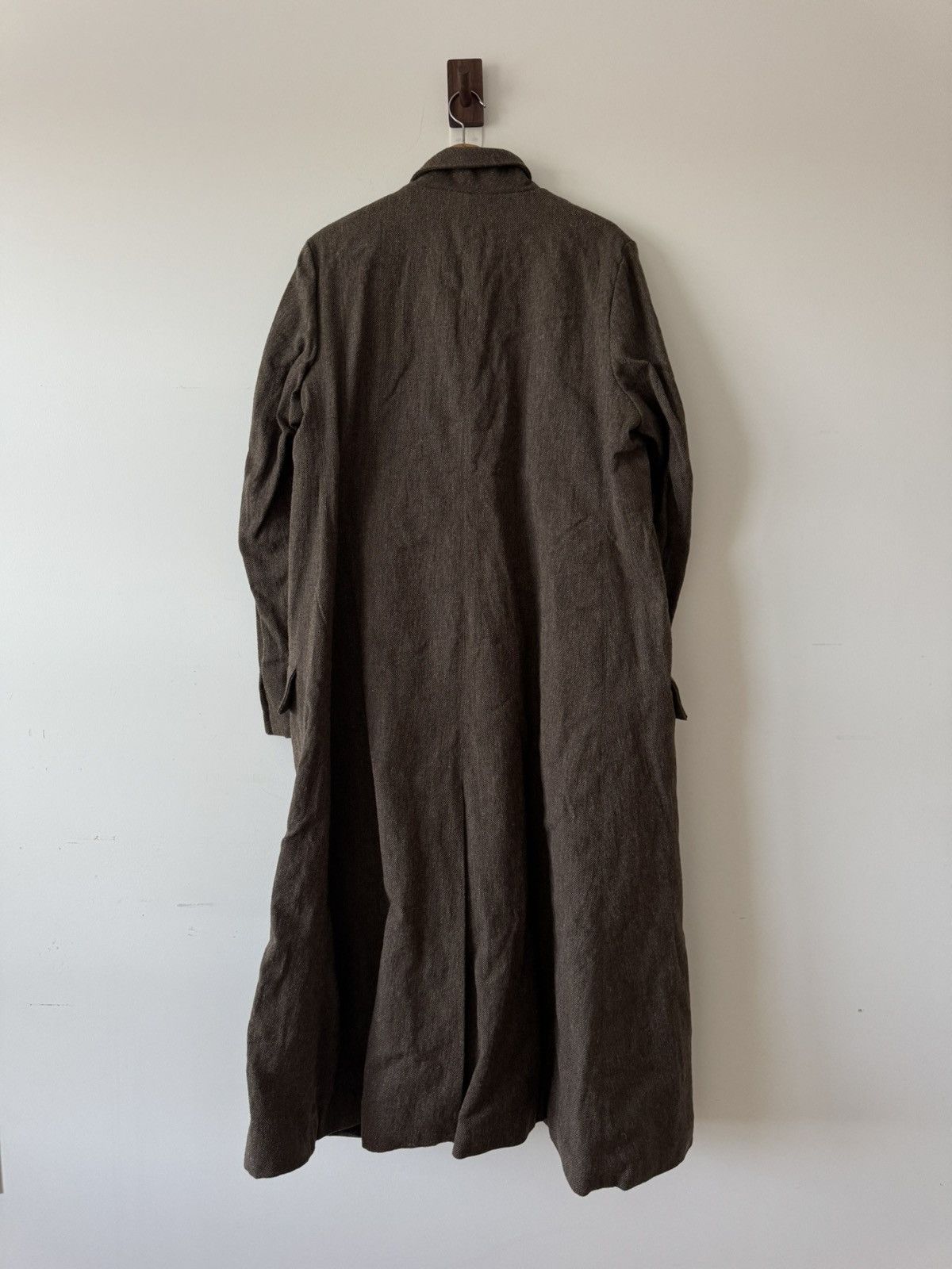 Paul Harnden Shoemakers AW24 Tweed Long Coat Size US XL / EU 56 / 4 - 3 Thumbnail