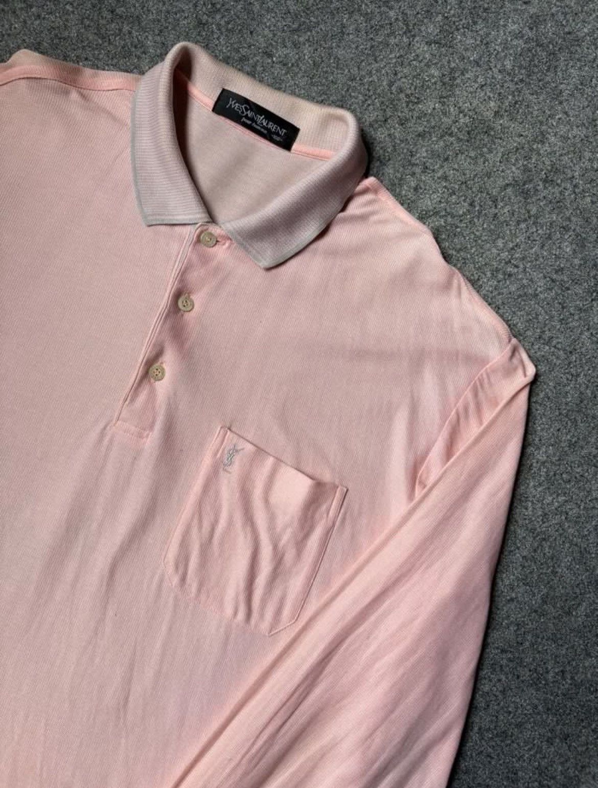 Yves Saint Laurent Yves Saint Laurent YSL Poloshirt Size US M / EU 48-50 / 2 - 2 Thumbnail