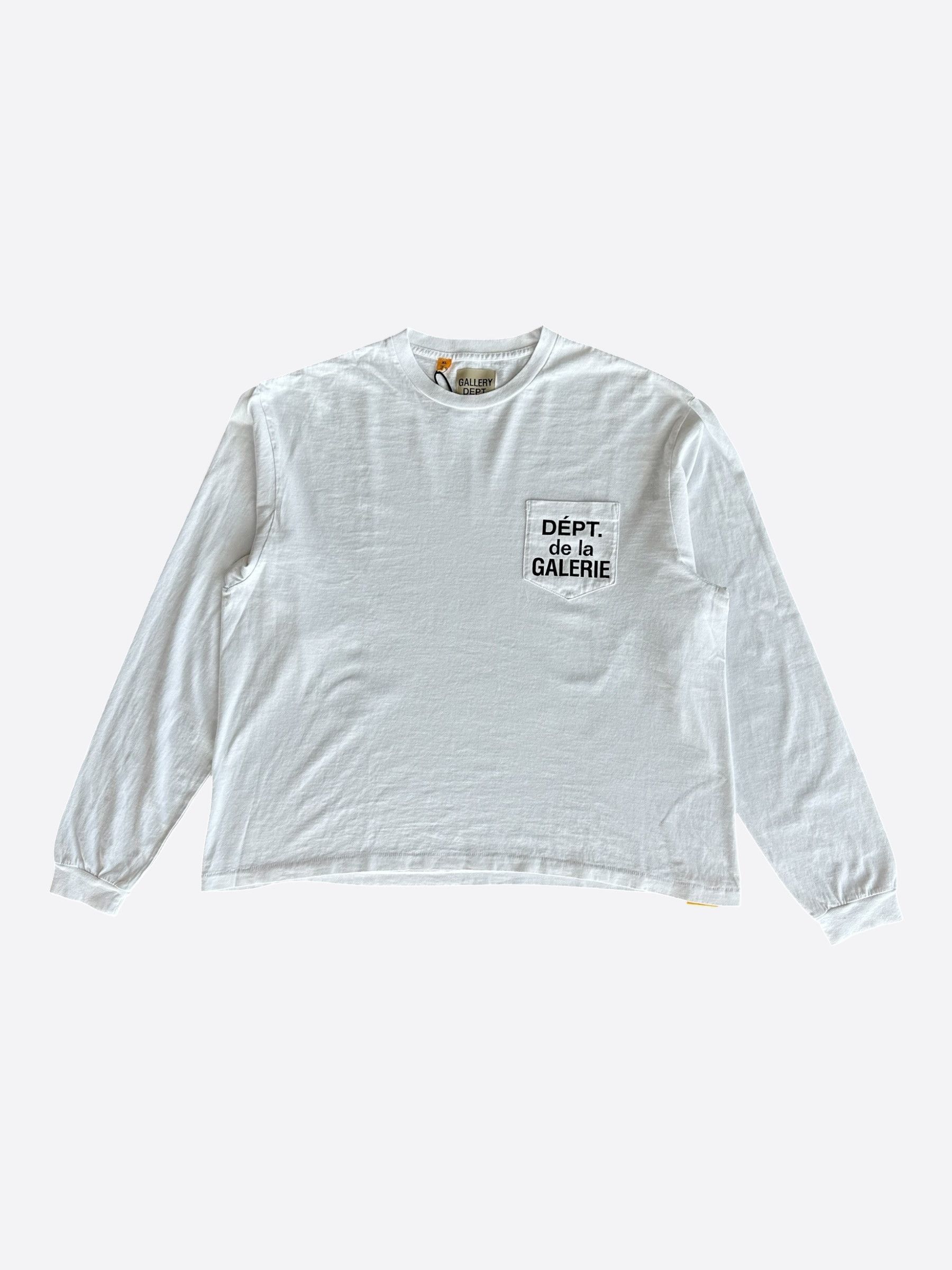 Gallery Dept. Gallery Dept White & Black French Logo Longsleeve T-Shirt Size US XL / EU 56 / 4 - 1 Thumbnail