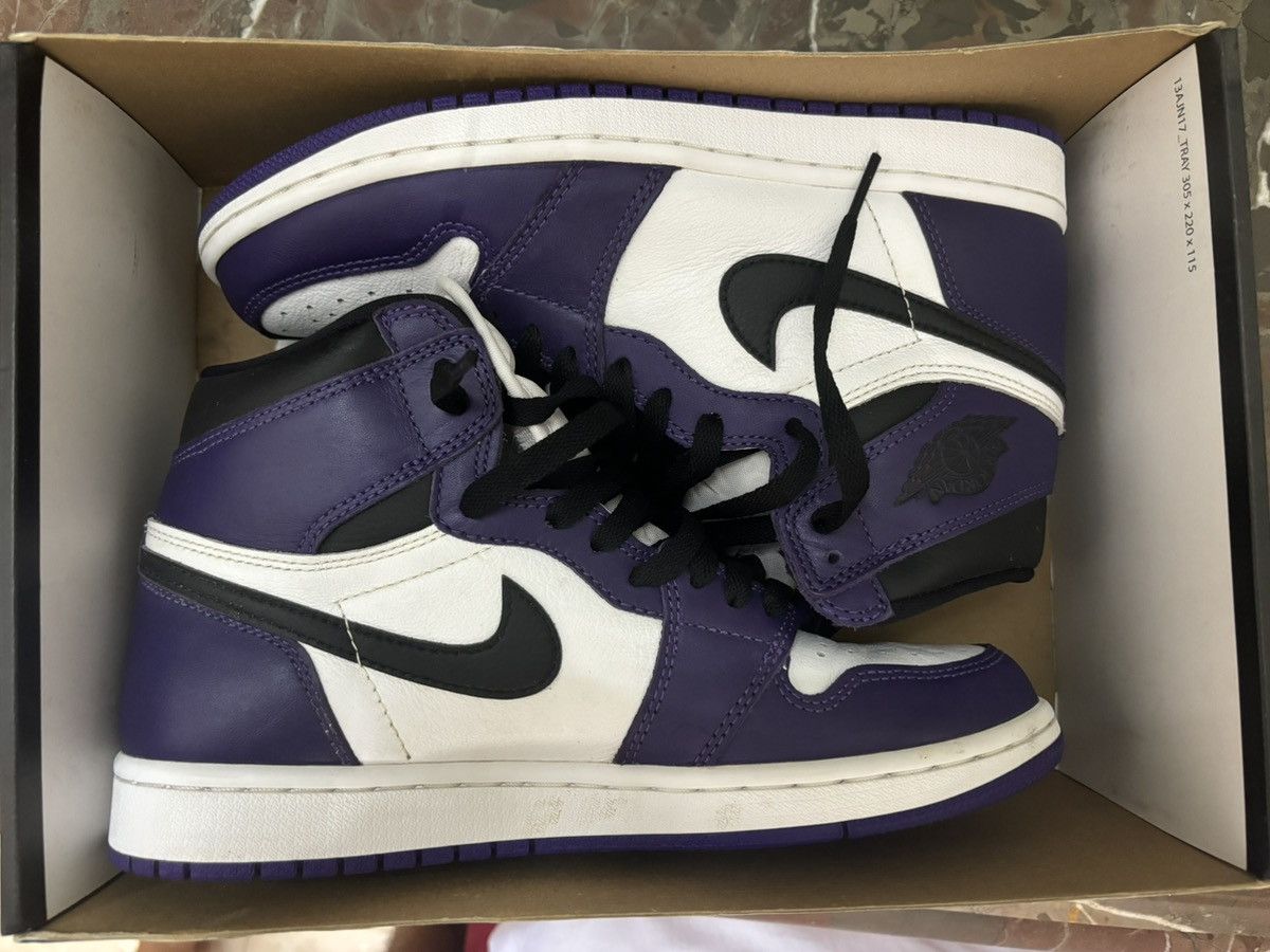 Jordan Brand × Nike Air jordan1 retro high og court purple Size US 7.5 / EU 40-41 - 2 Thumbnail