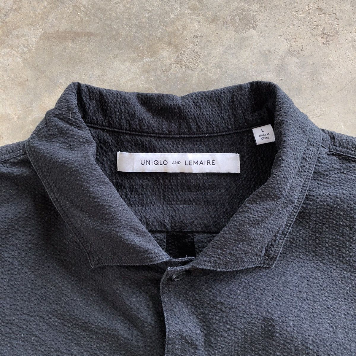 Japanese Brand × Lemaire × Uniqlo UNIQLO and LEMAIRE Button