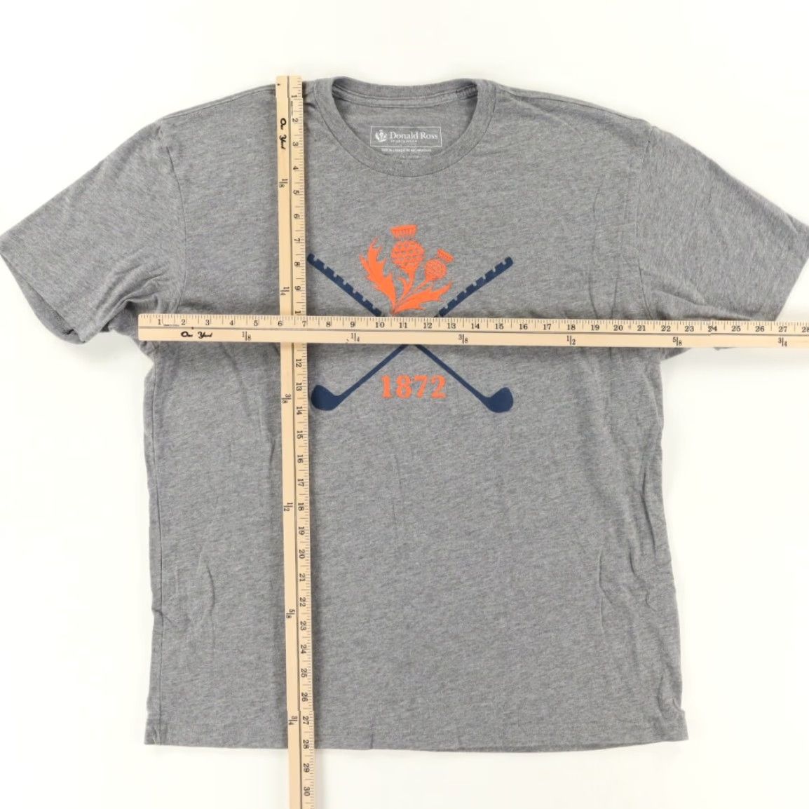 Vintage Donald Ross Crossing Clubs Heather T-Shirt Gray Men's XL Shirt Mens XL Heather Gray Crossing Clubs T-Shirt Size US XL / EU 56 / 4 - 3 Thumbnail