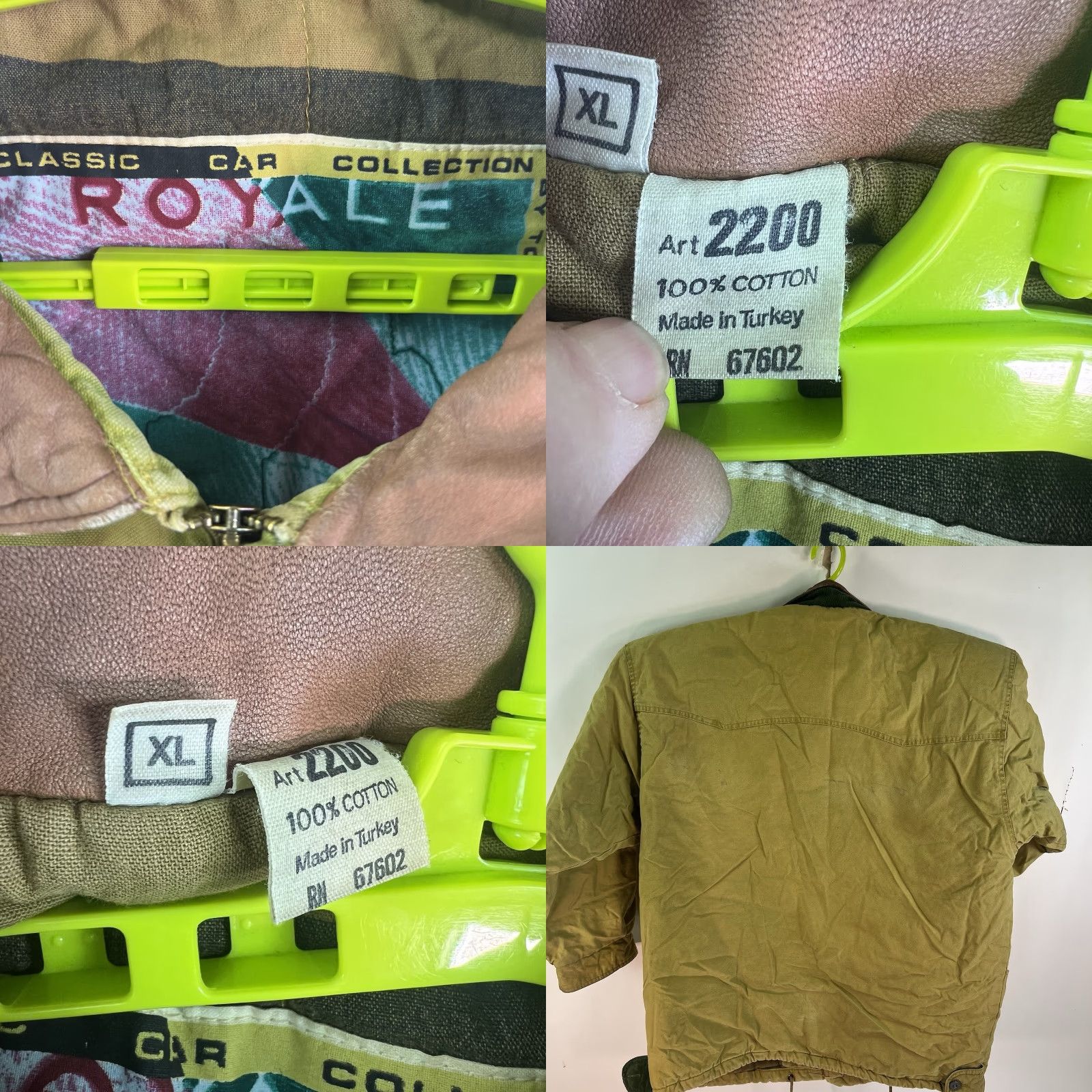 Vintage Vintage Royale Classic Car Collection Jacket Mens Size XL Yellow Art 2200 Size US XL / EU 56 / 4 - 8 Thumbnail