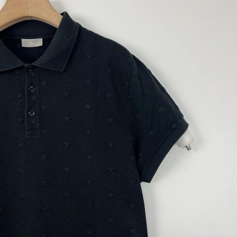 Dior Dior Embroidered Short Sleeve Polo Shirt-2506 Size US XL / EU 56 / 4 - 5 Thumbnail