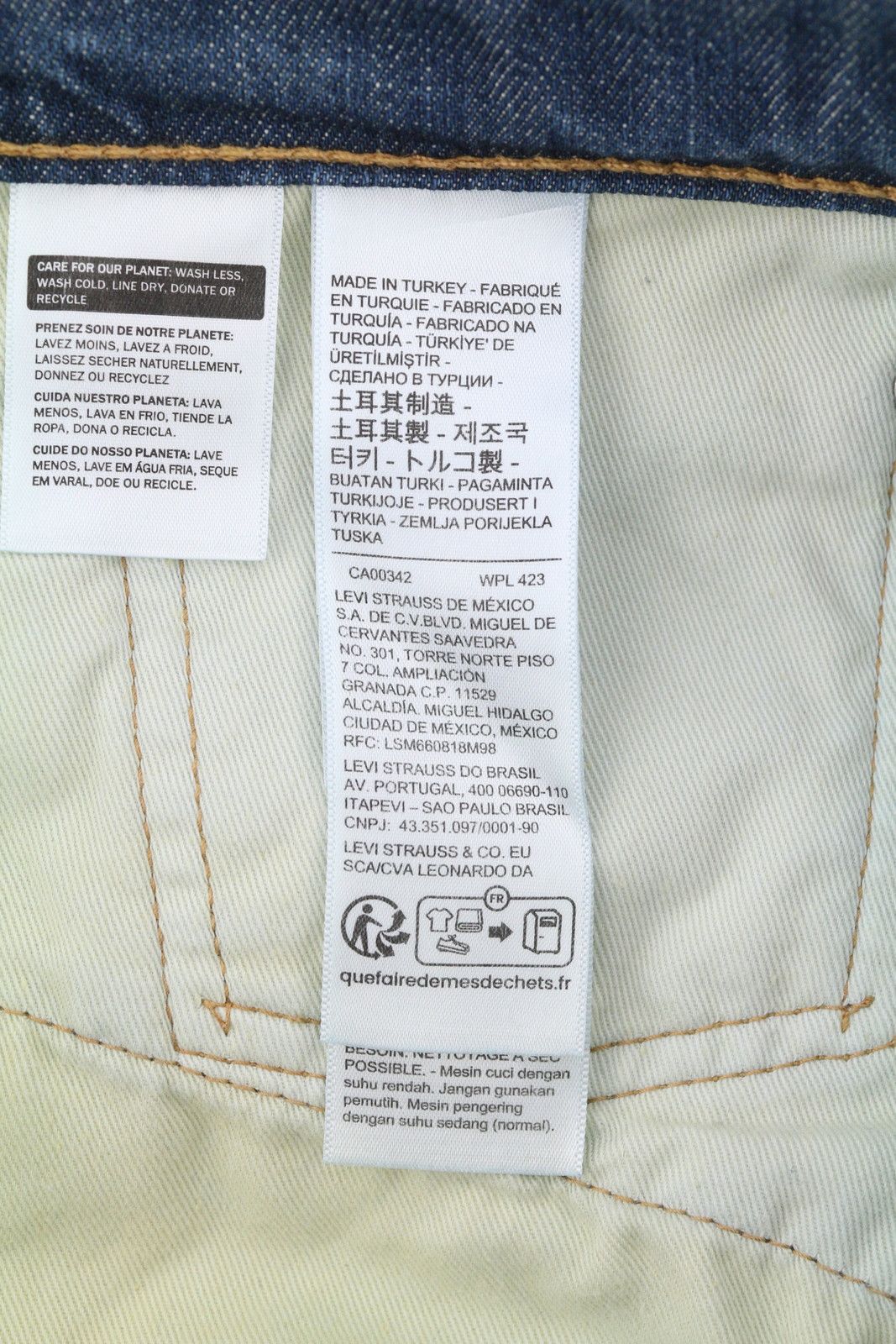 Levi's 527 W34/L32 Slim Bootcut Faded Blue Jeans 87075 Size US 34 / EU 50 - 8 Thumbnail