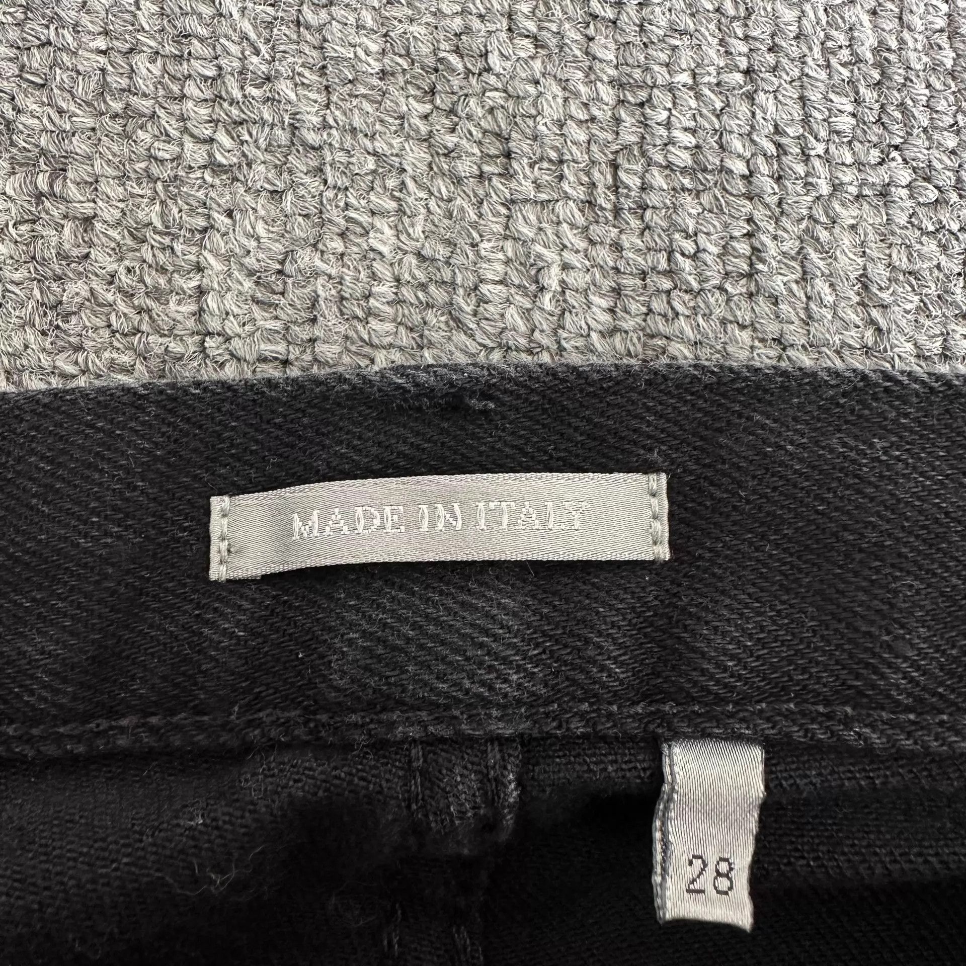 Dior Dior Black Atelier Back Print Jeans 28 Size US 28 / EU 44 - 2 Thumbnail