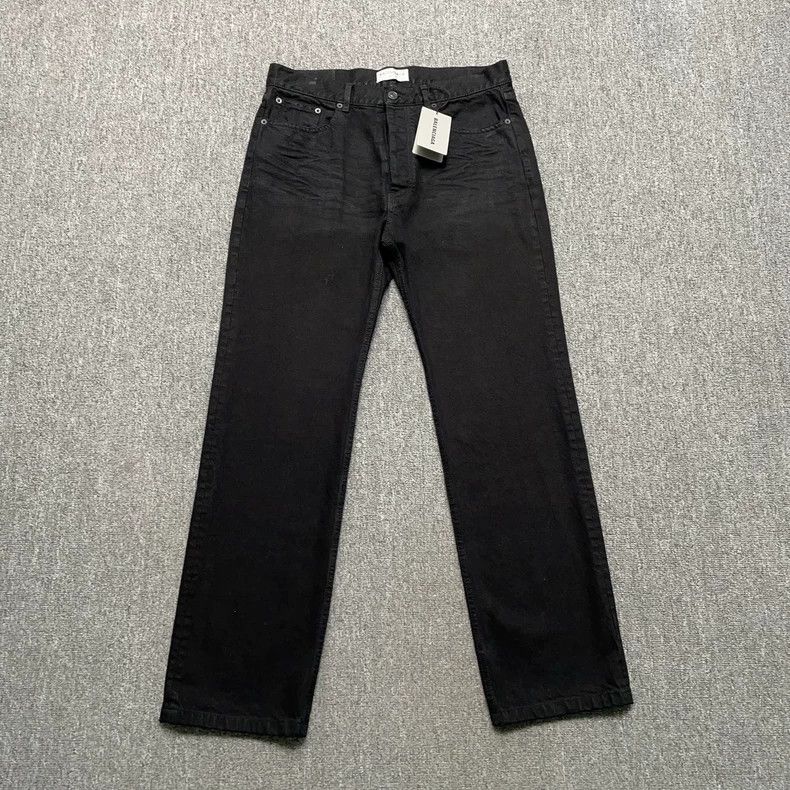 Balenciaga Balenciaga Black leather jeans 2501-Nextarrow Size US 30 / EU 46 - 1 Thumbnail