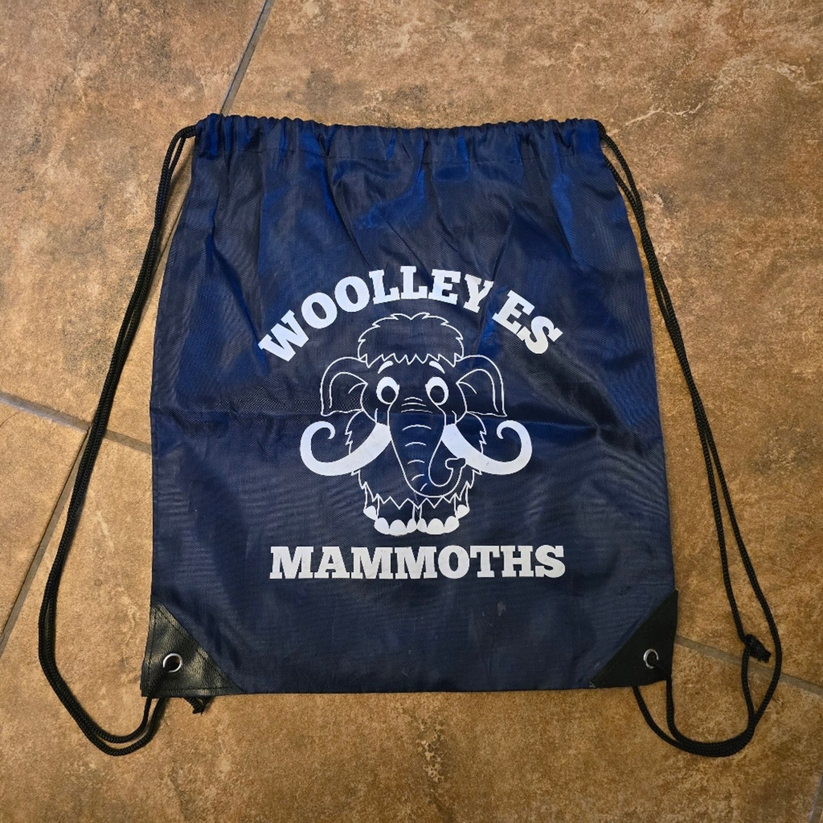 Other Navy Woolley Mammoths Drawstring Storage Bag Size ONE SIZE - 3 Thumbnail